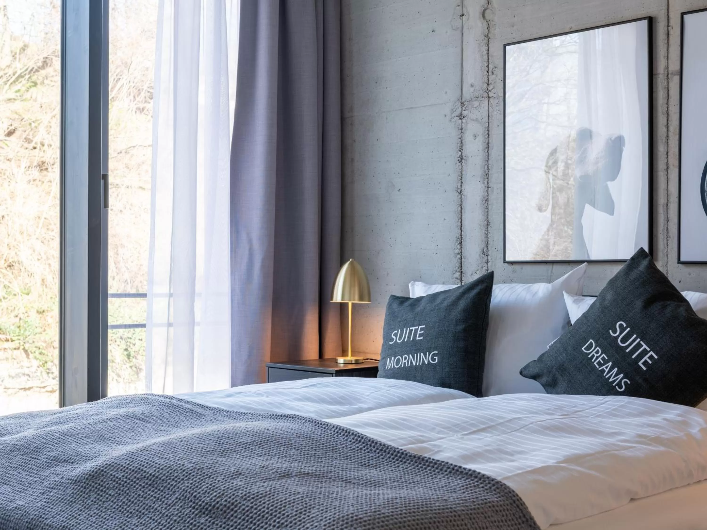 Bed in Limehome Erfurt Maximilian Welsch Str