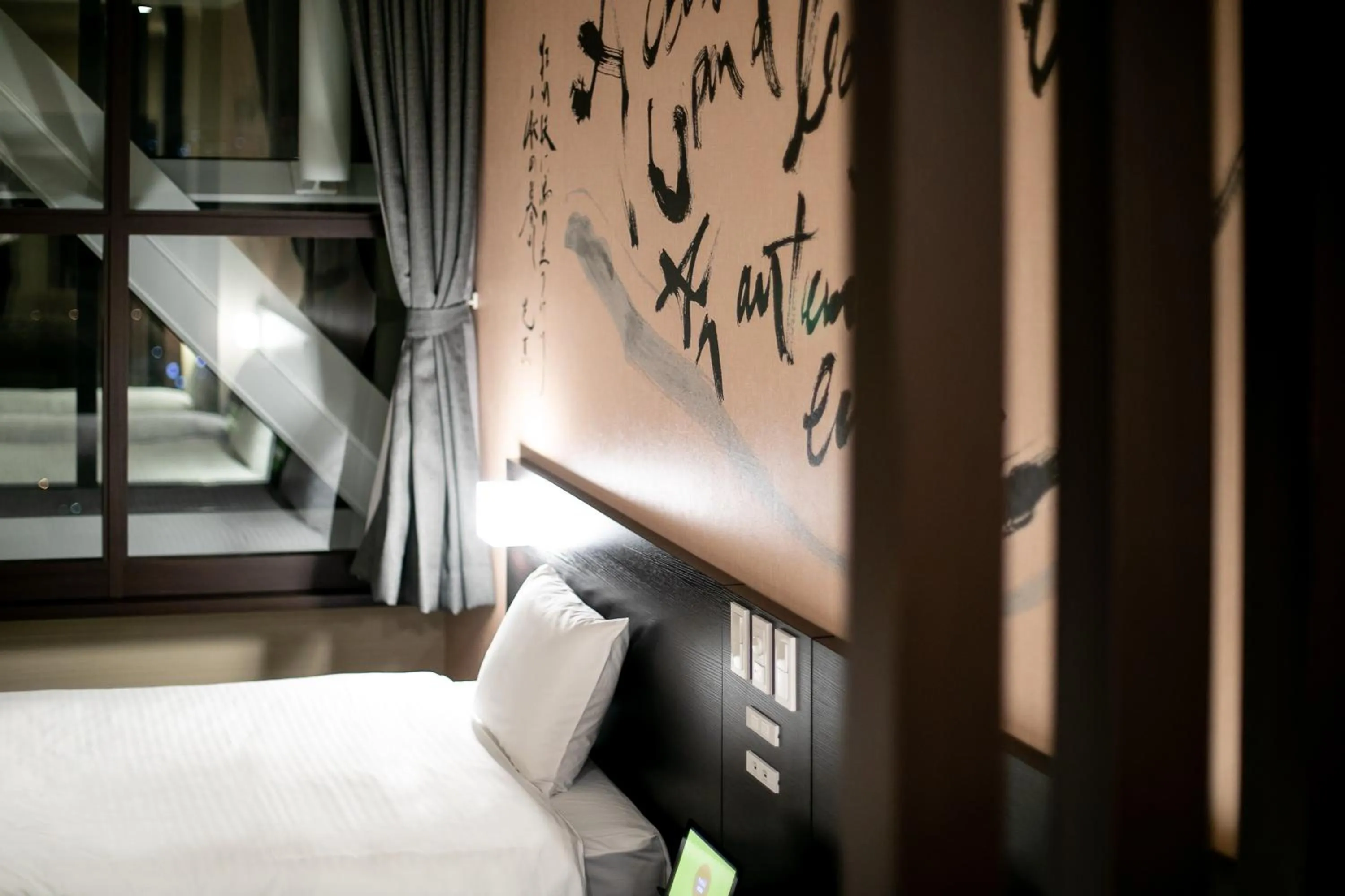 Bed in Sakishima Cosmo Tower Hotel