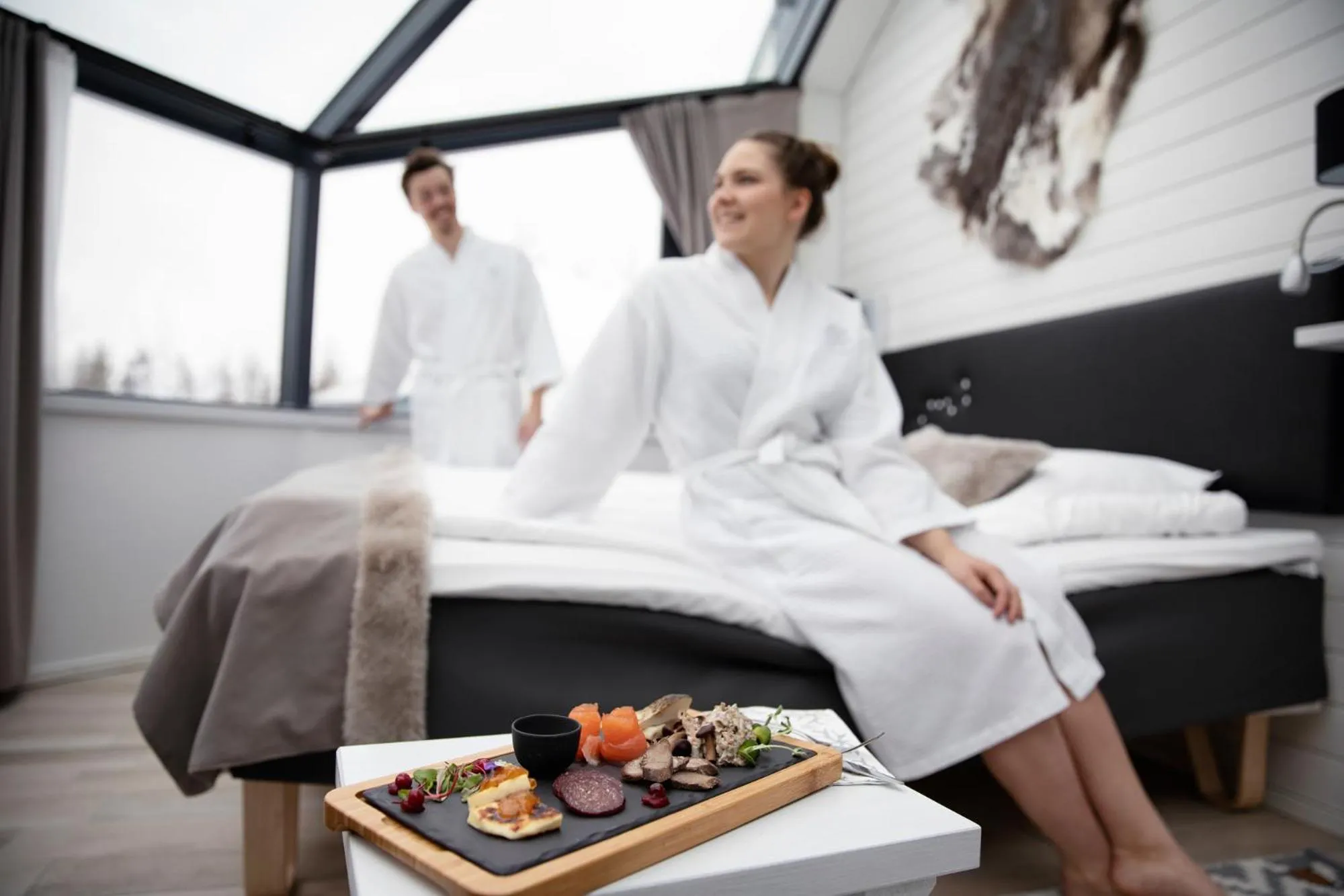 Food and drinks in Santa's Igloos Arctic Circle