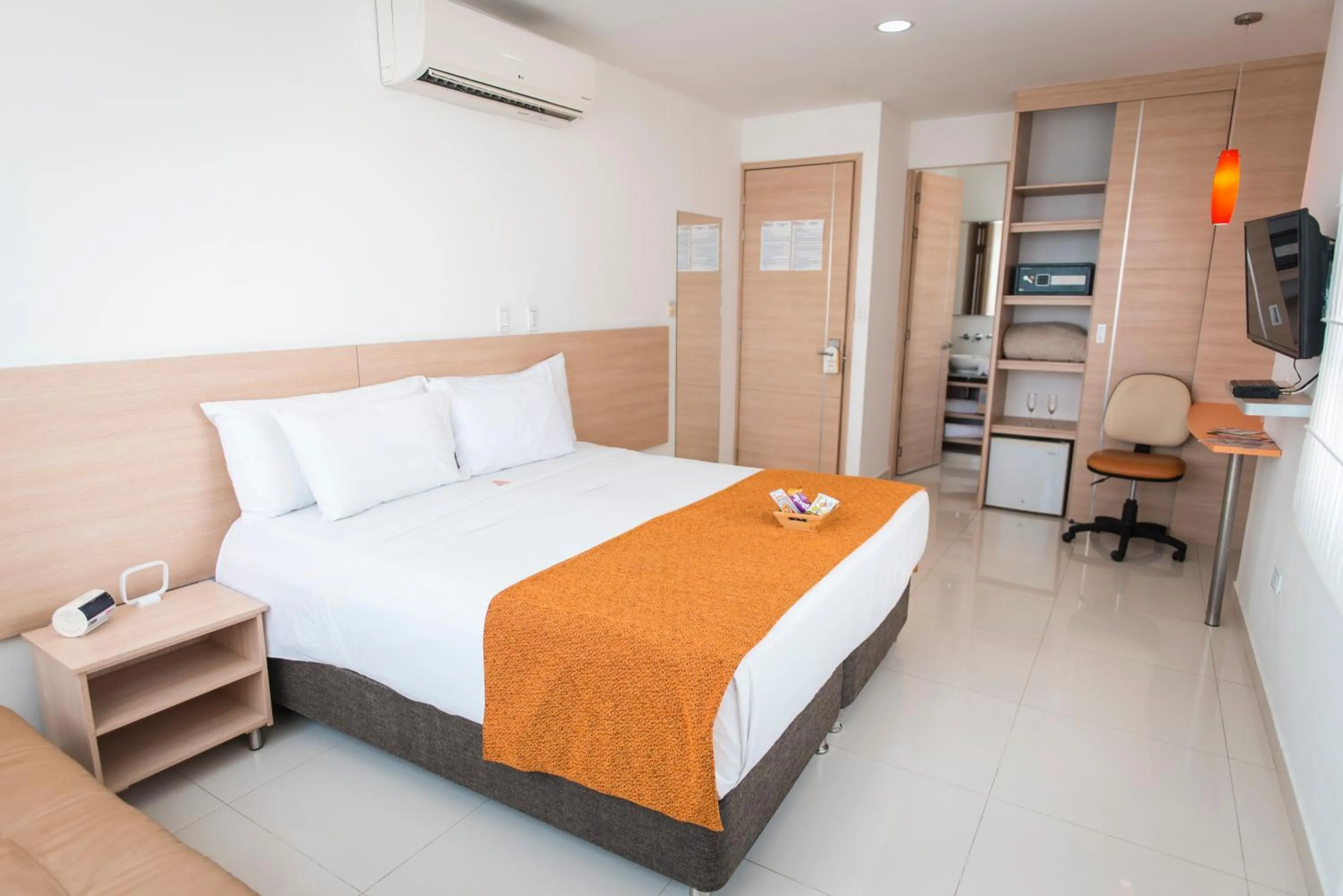 Bed in Hotel Cabreromar