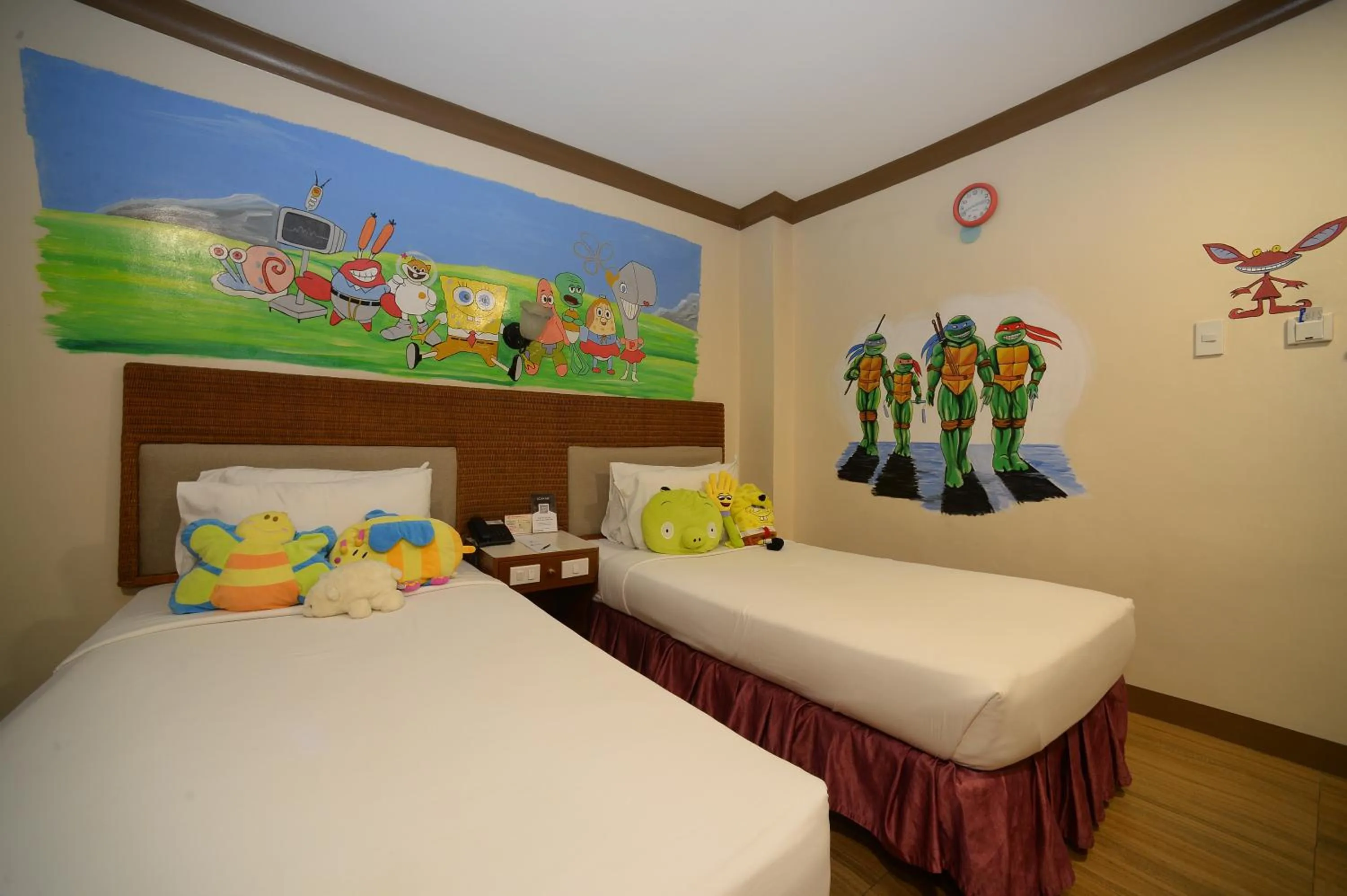 Bed in The Golden Pine Hotel