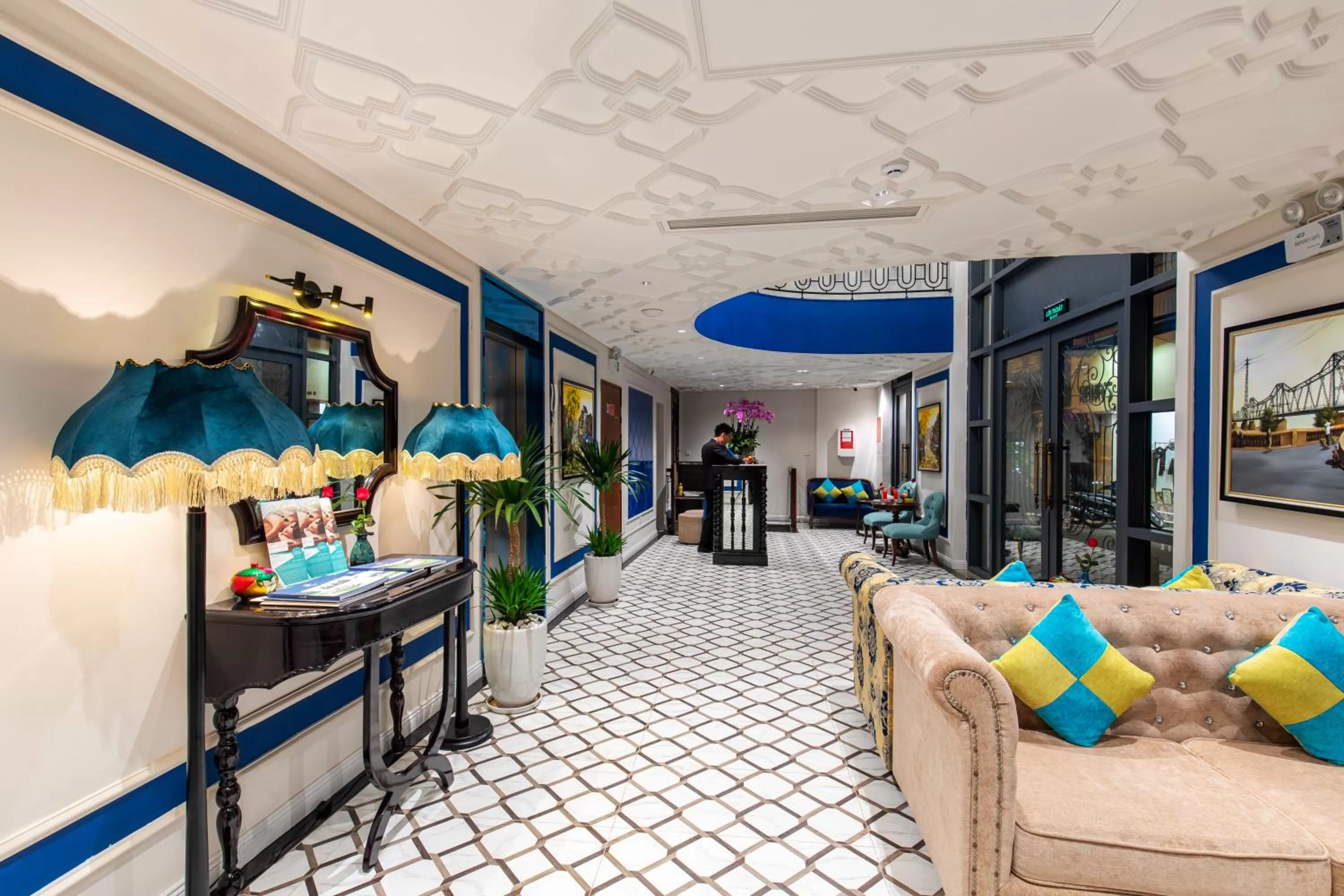 Lobby or reception in Hanoi Calista Hotel & Spa