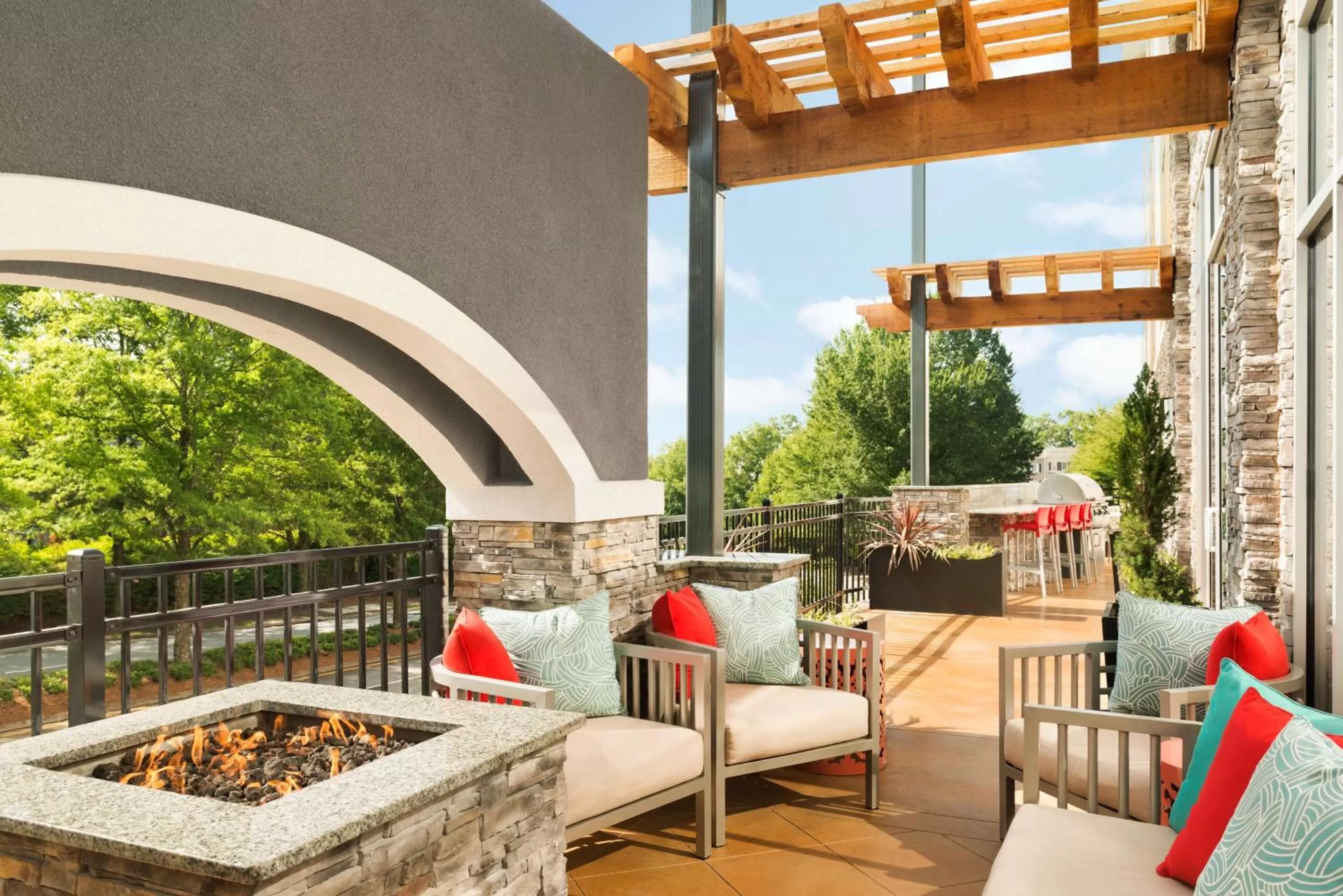 Patio in Homewood Suites by Hilton Atlanta Perimeter Center