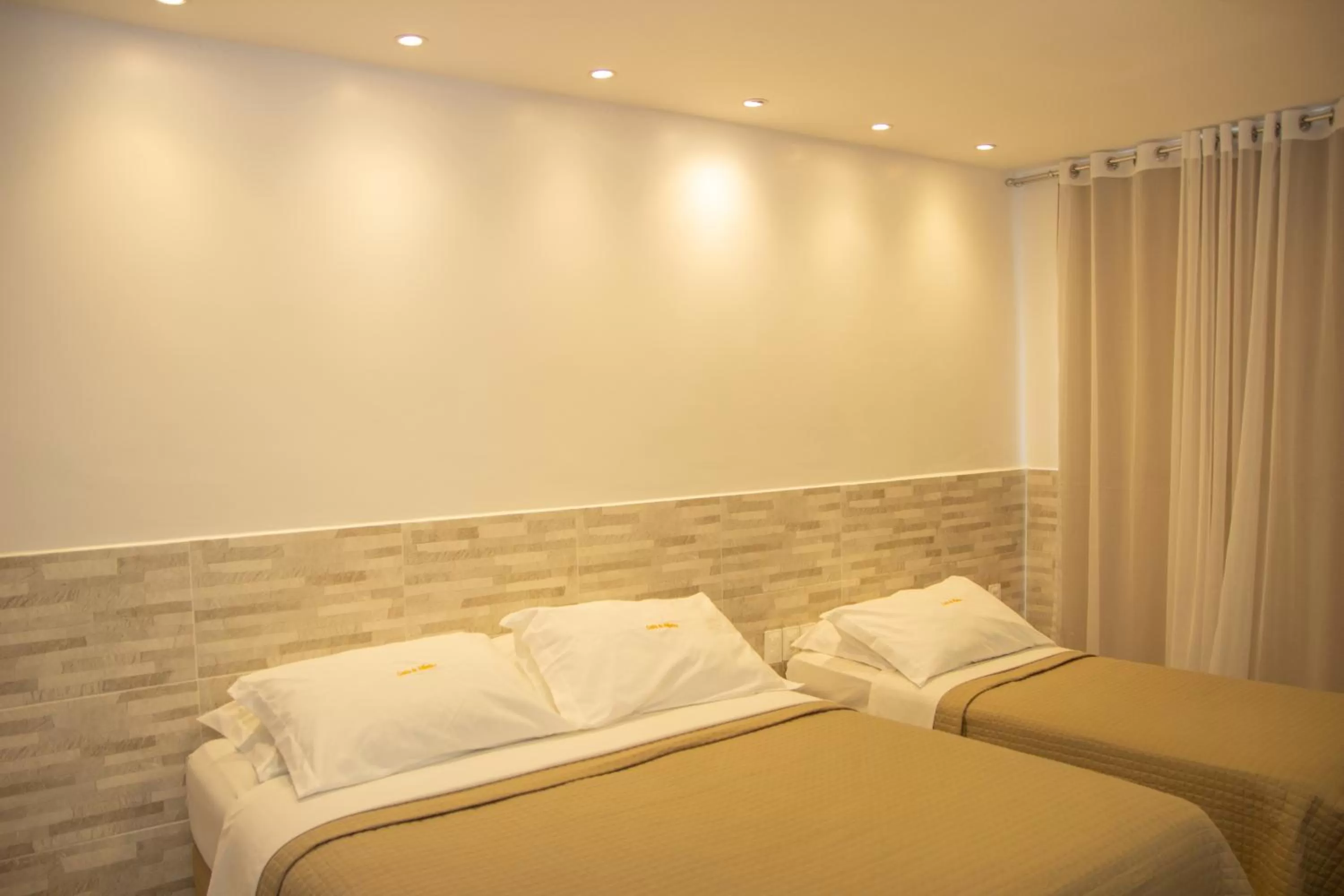 Bed in Hotel Pousada Costa do Atlântico