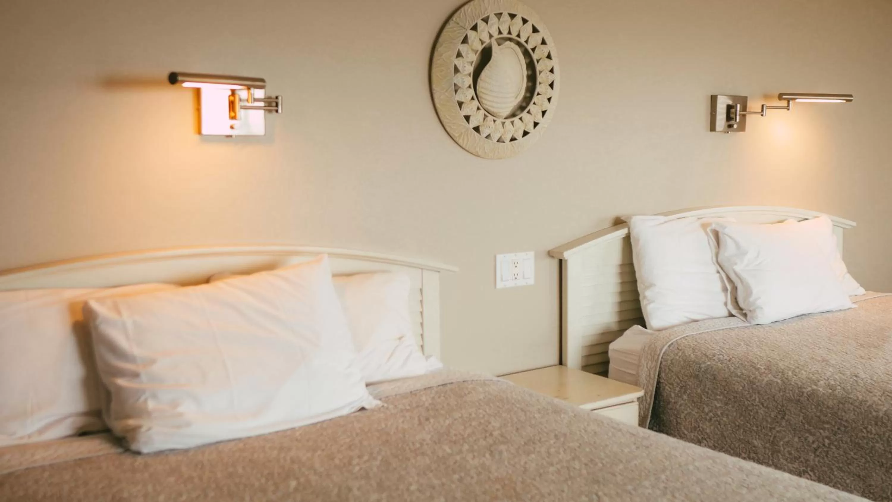 Bed in The Atlantic Motel