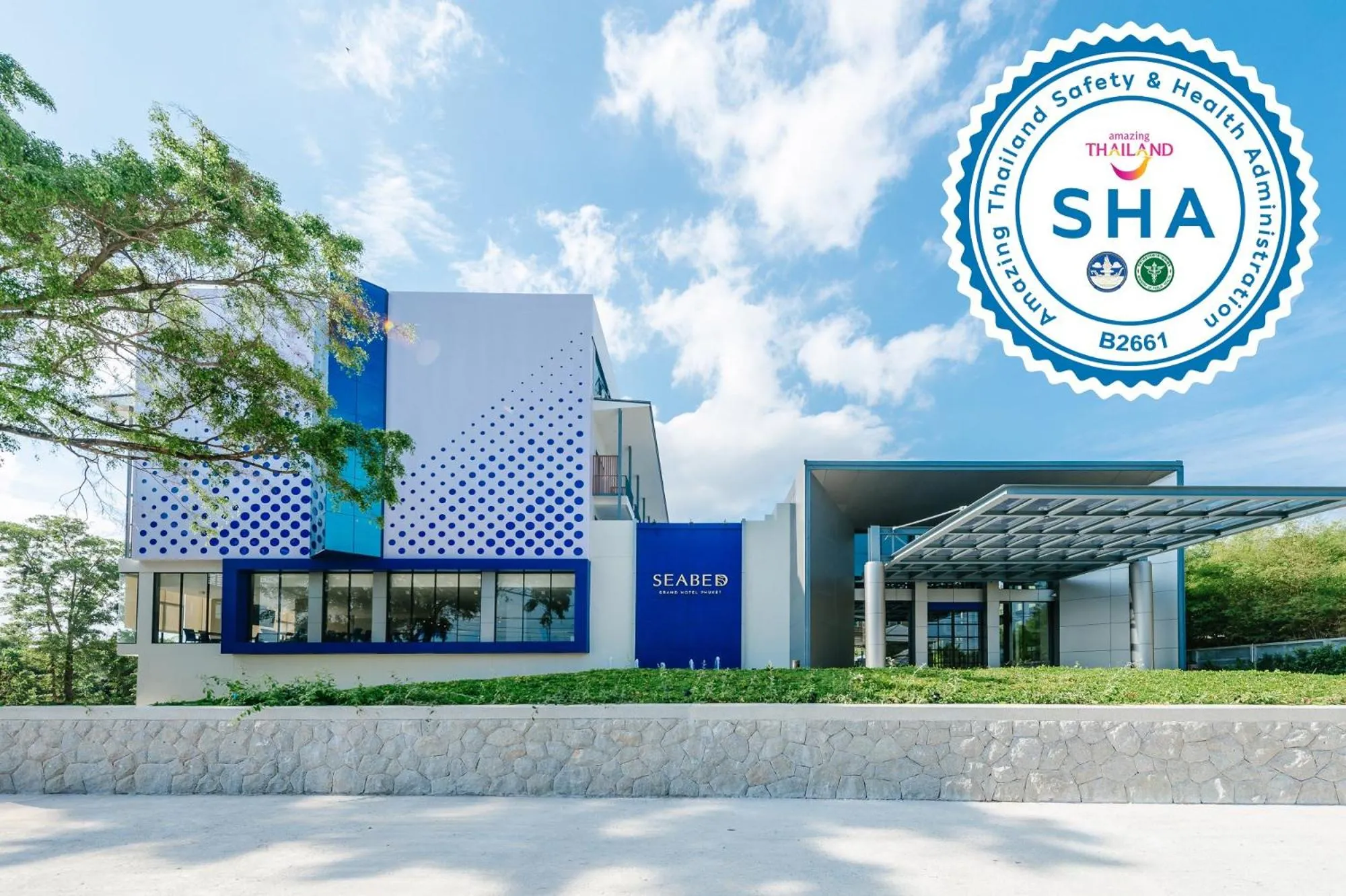 Facade/entrance in Seabed Grand Hotel Phuket - SHA Extra Plus