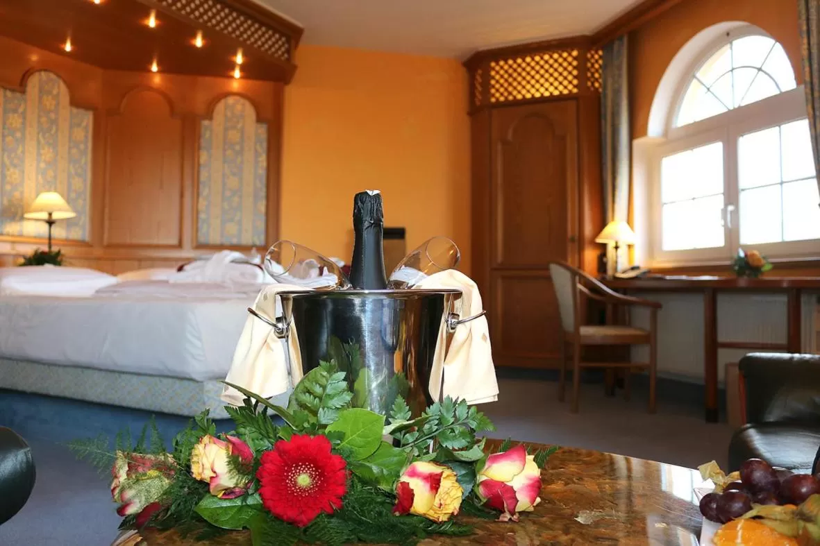 Bed in Hotel Spanischer Hof