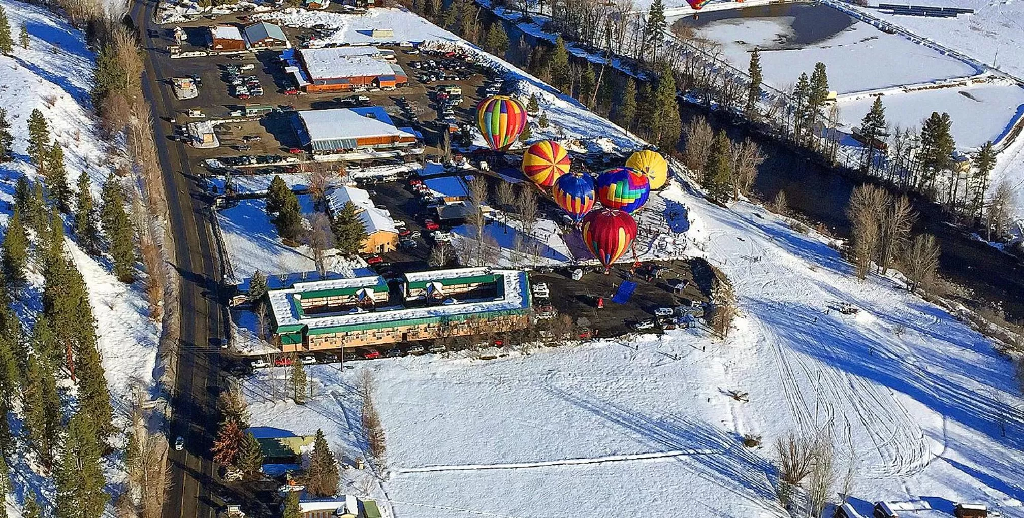 Bird's eye view in AbbyCreek Inn
