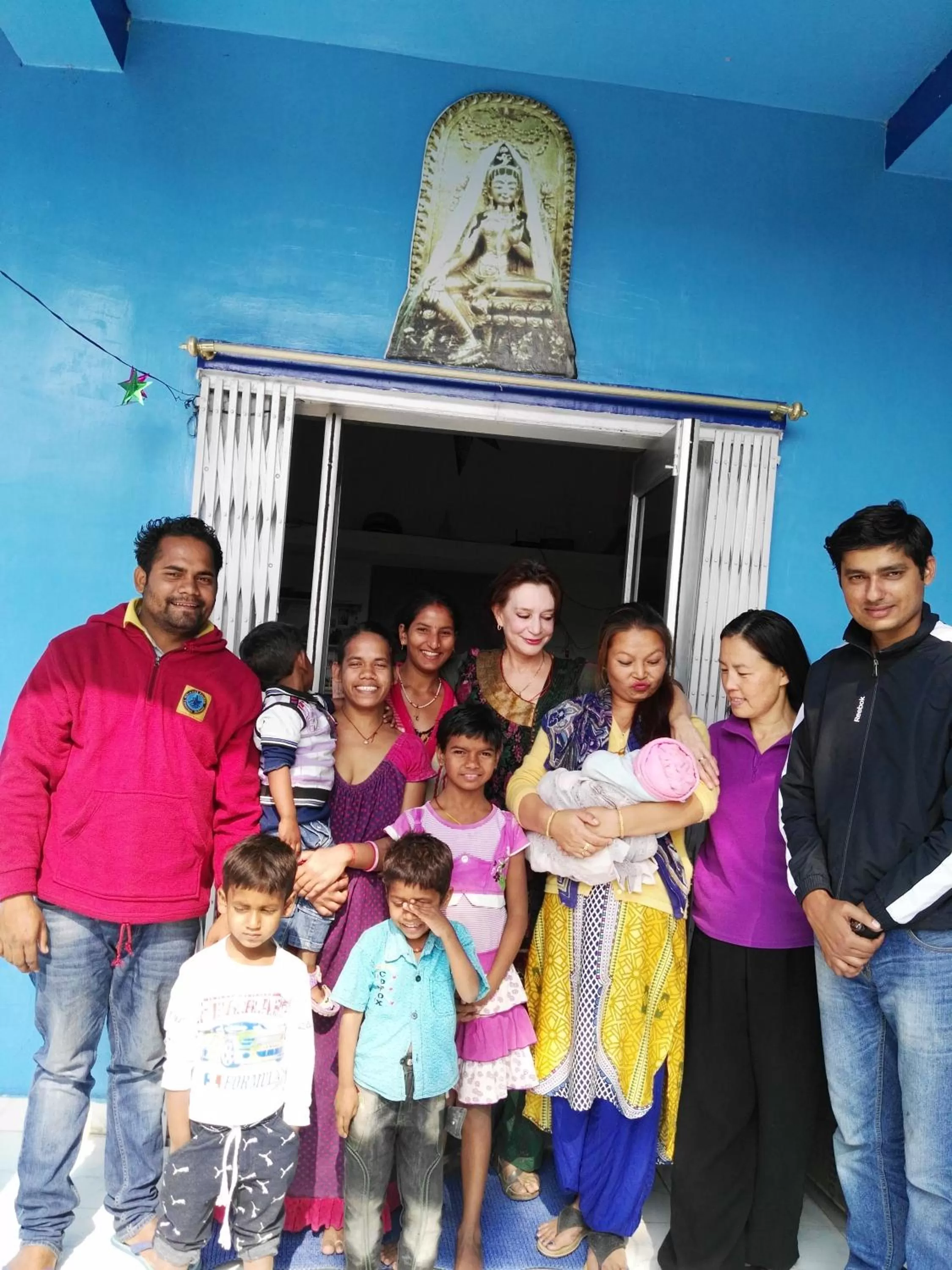 group of guests in Tara Guest House