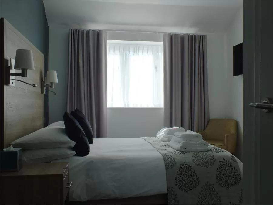 Bed in The Piebald Inn