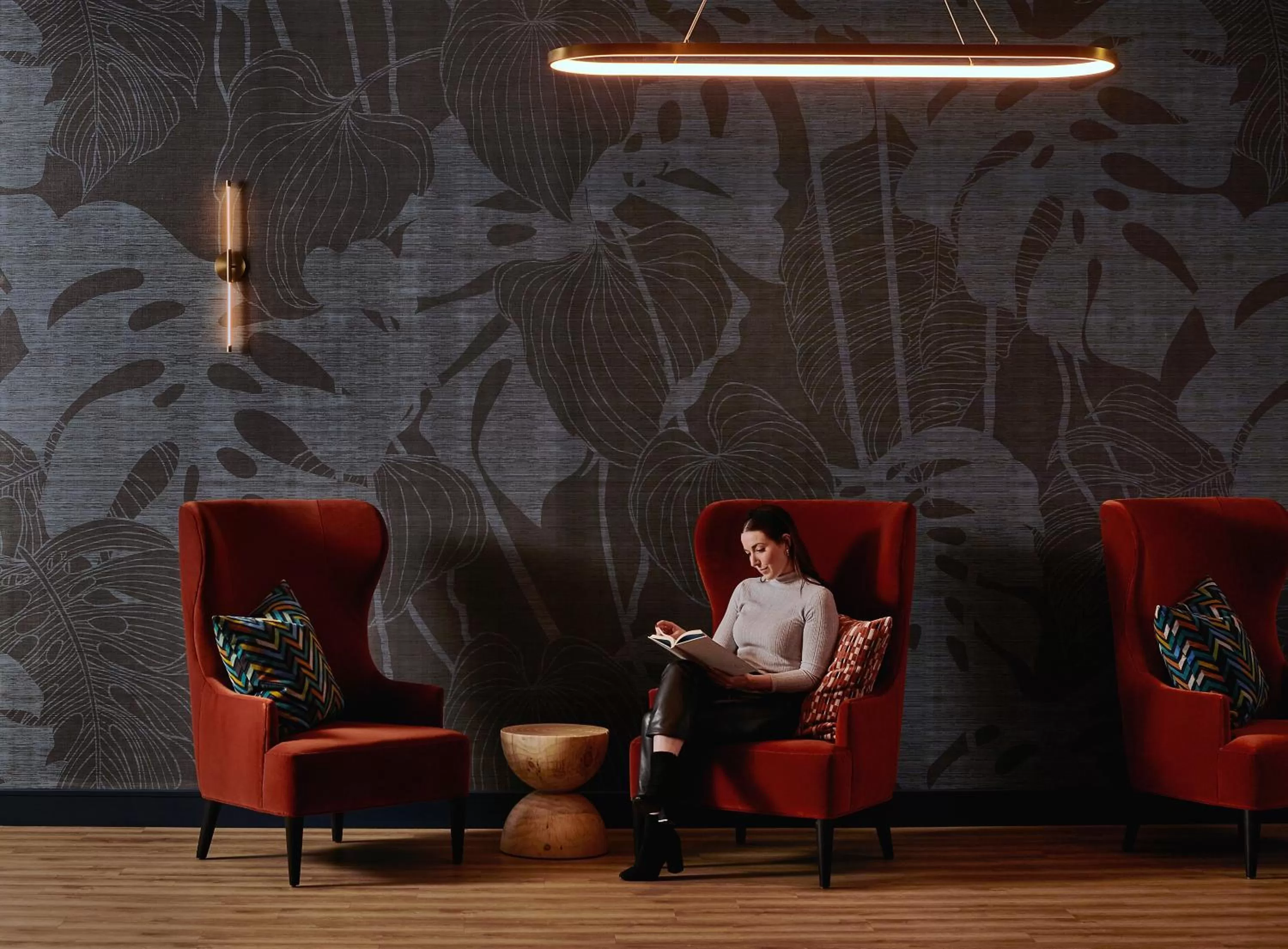 Seating area in voco Chicago Downtown - Riverwalk by IHG