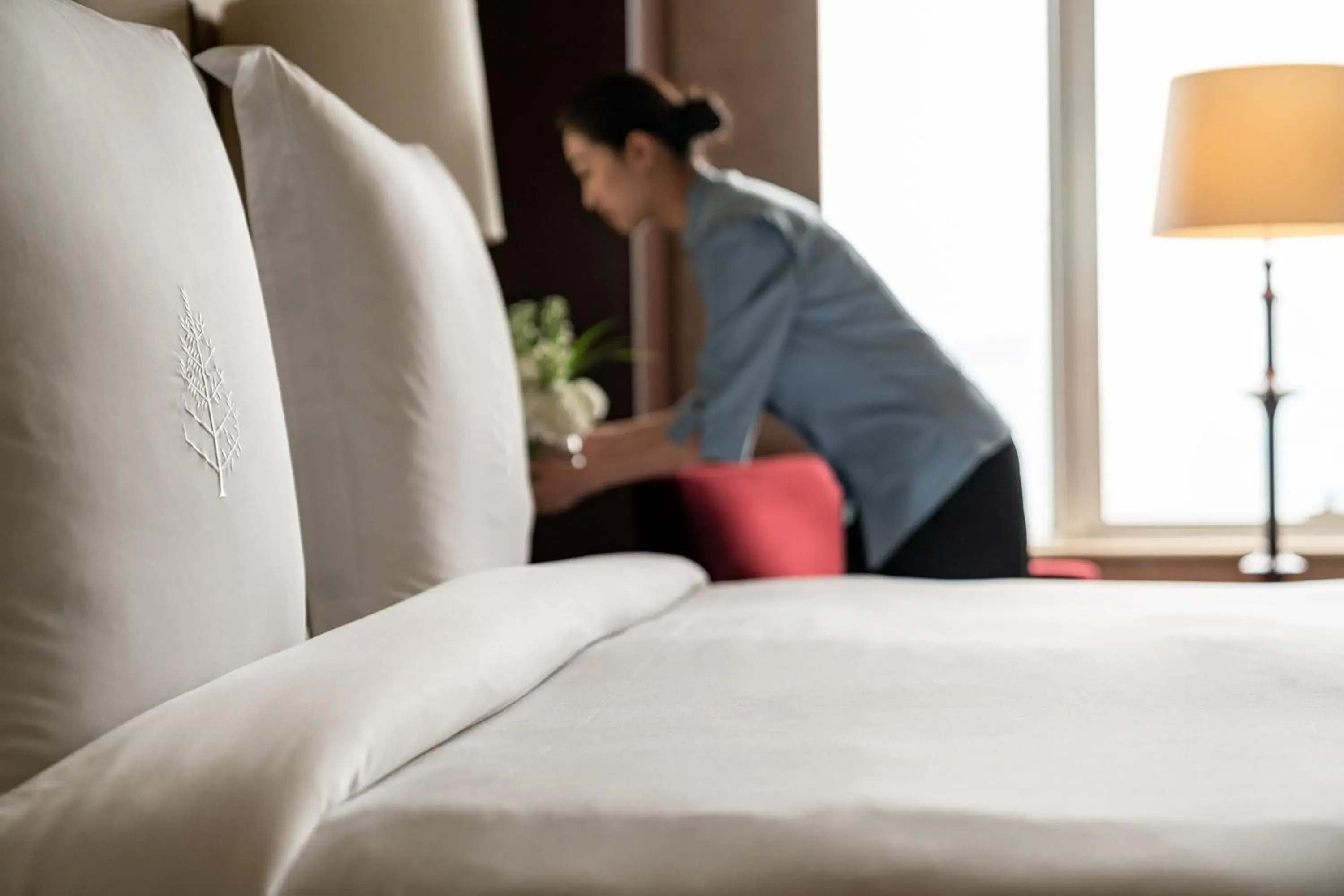 Premier Twin Room with Skyline View in Four Seasons Hotel Beijing Premier Twin Room with Skyline View in Four Seasons Hotel Beijing