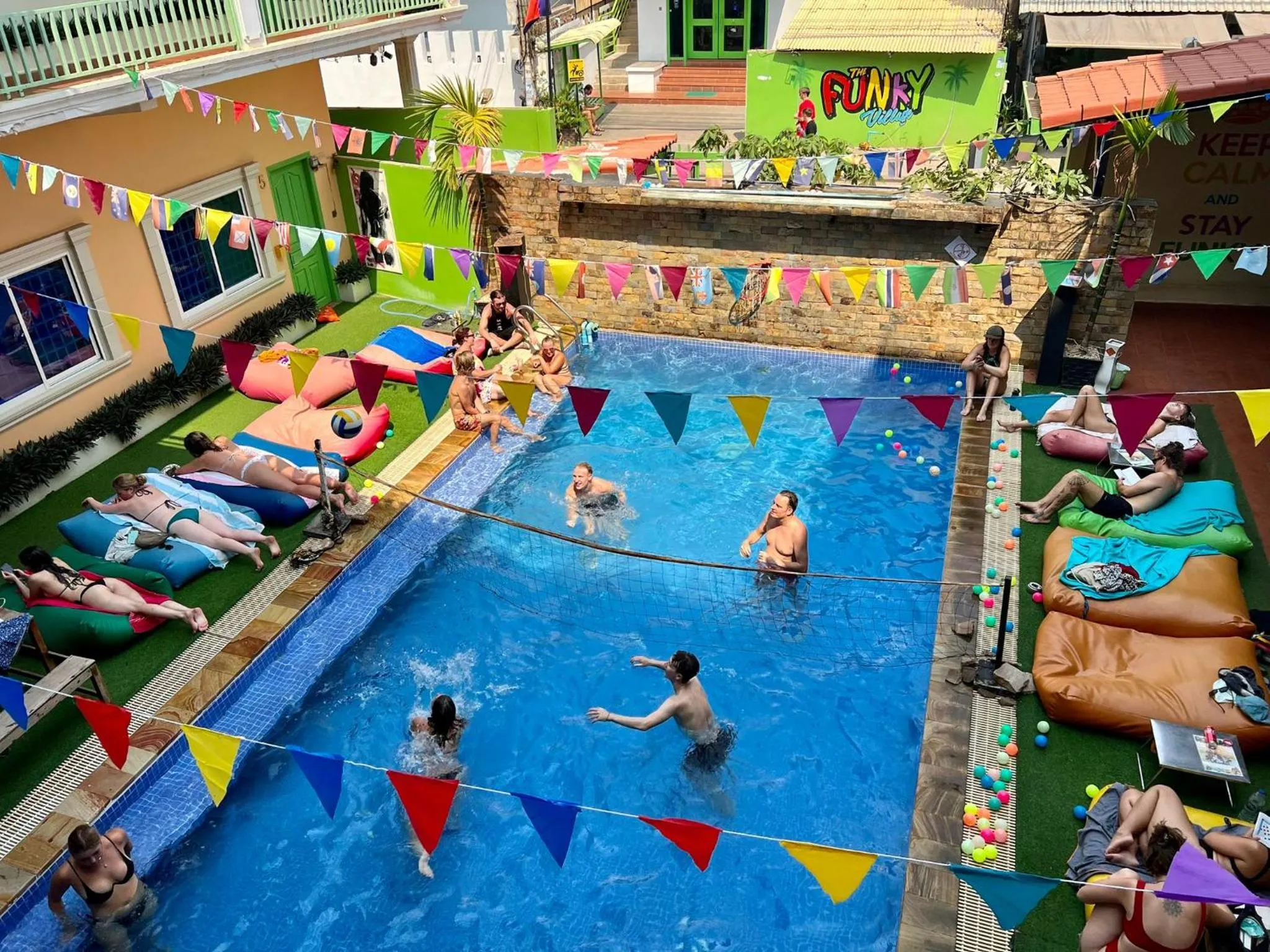 Swimming pool in The Funky Village