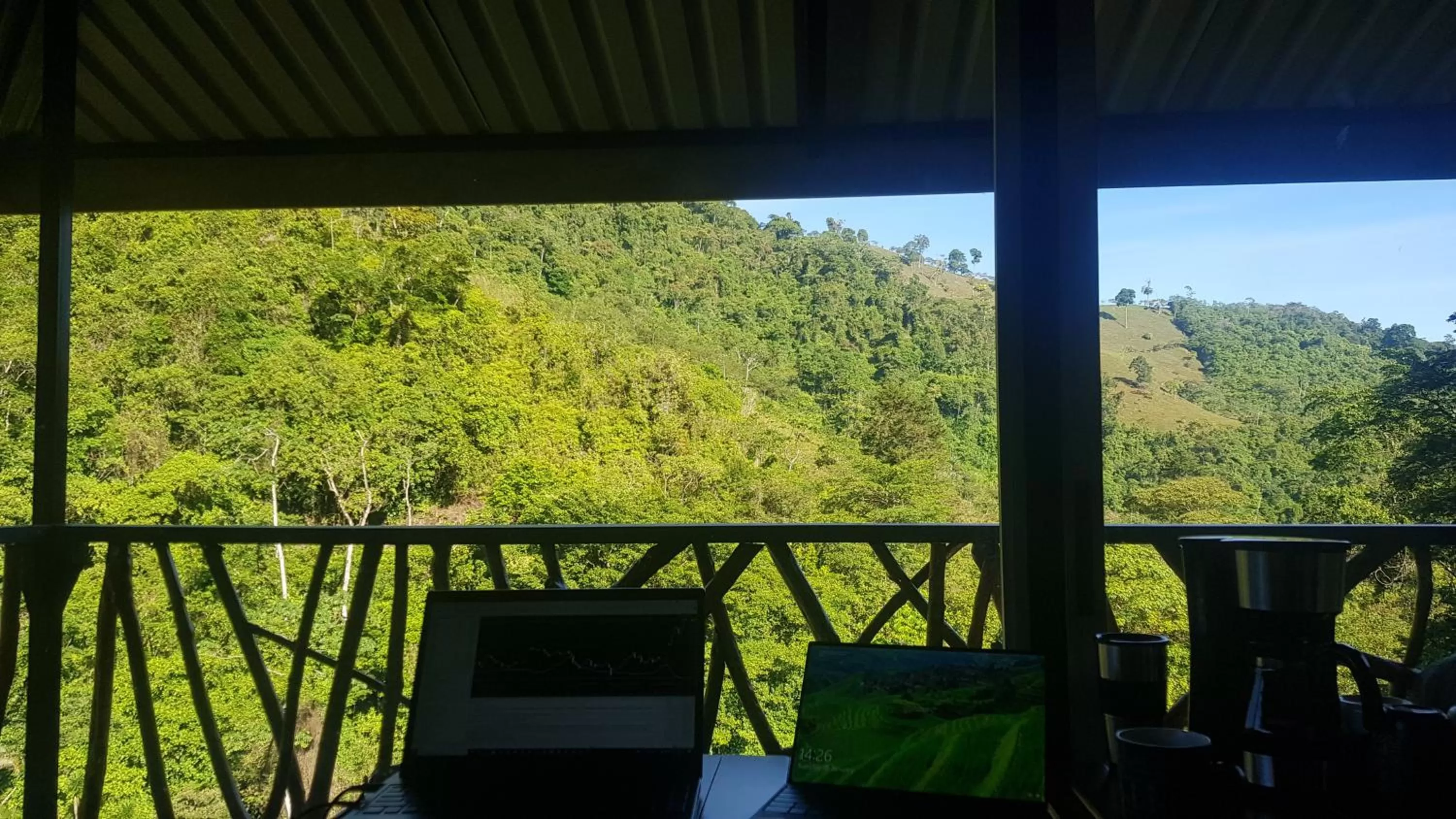 Balcony/Terrace in Hotel Rivel - Adventure & Nature Retreat