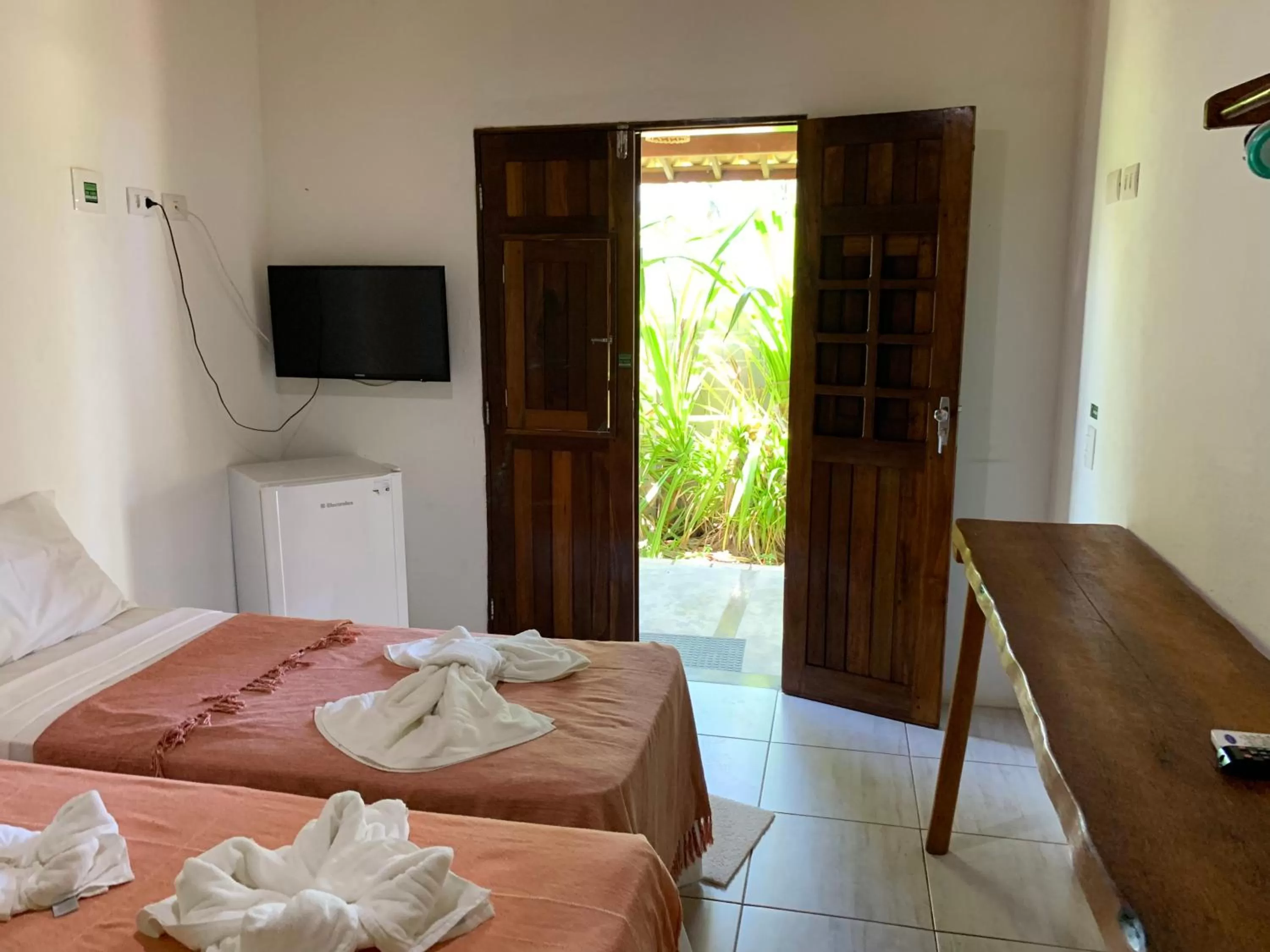 Bed in Pousada e Restaurante Encanto das Águas