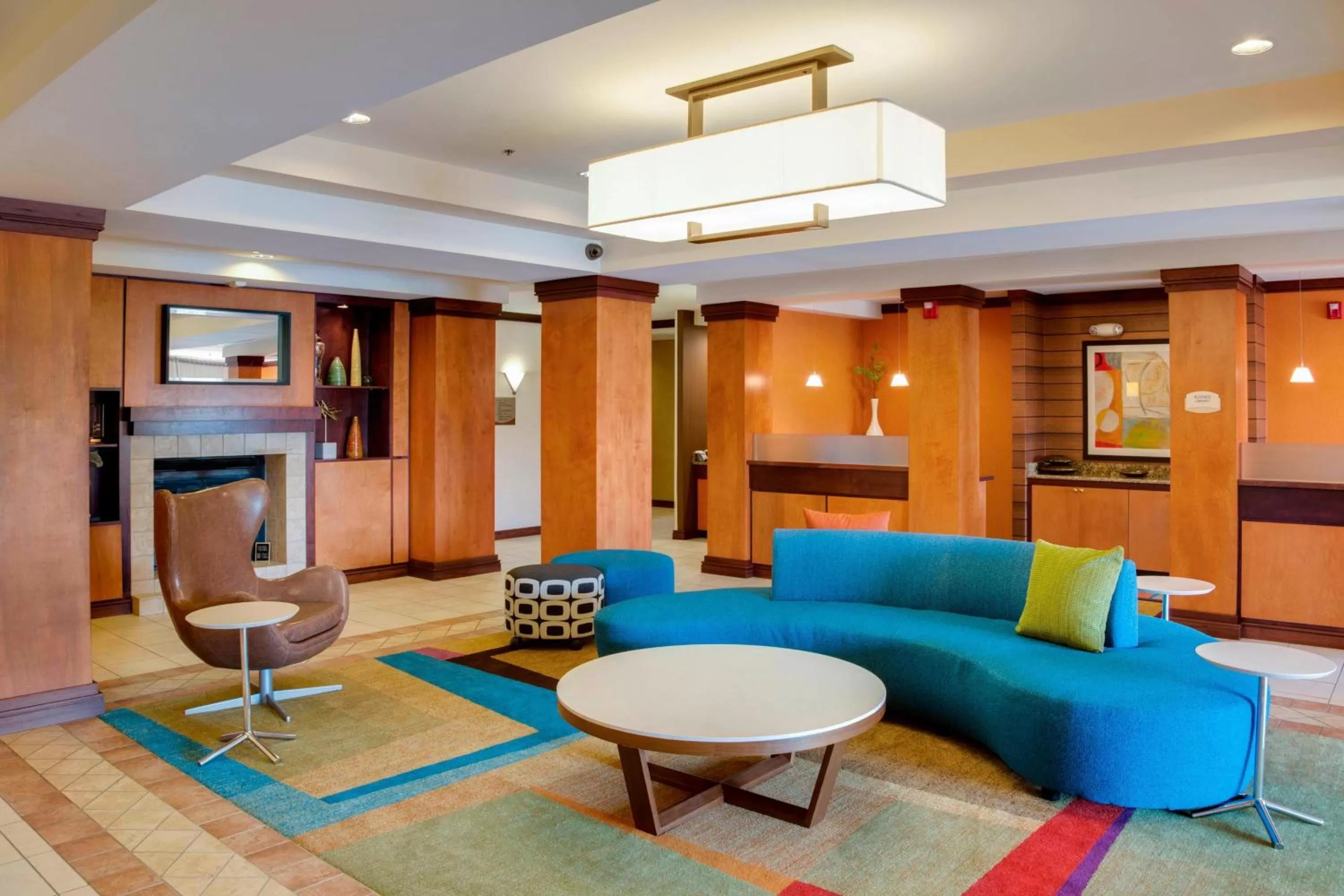 Lobby or reception in Fairfield Inn and Suites South Hill I-85