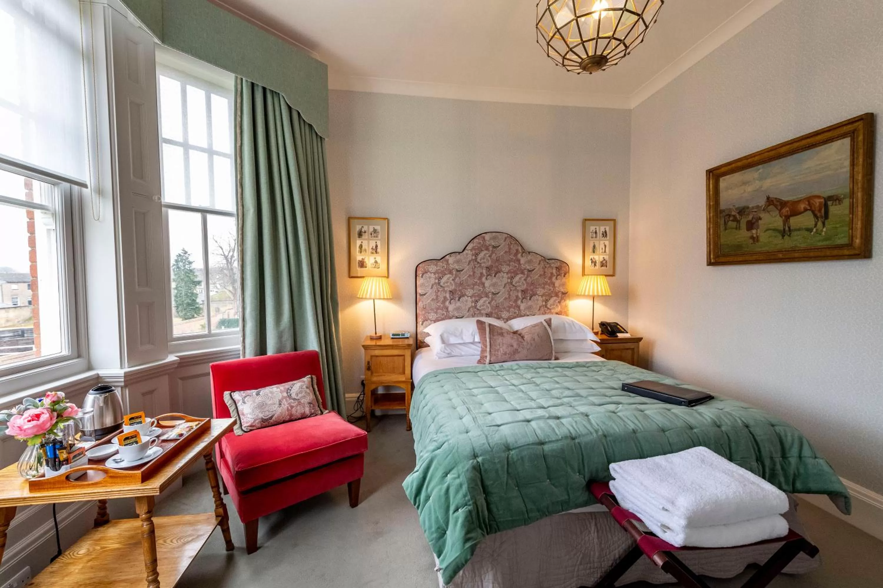 Bedroom, Bed in The Jockey Club Rooms