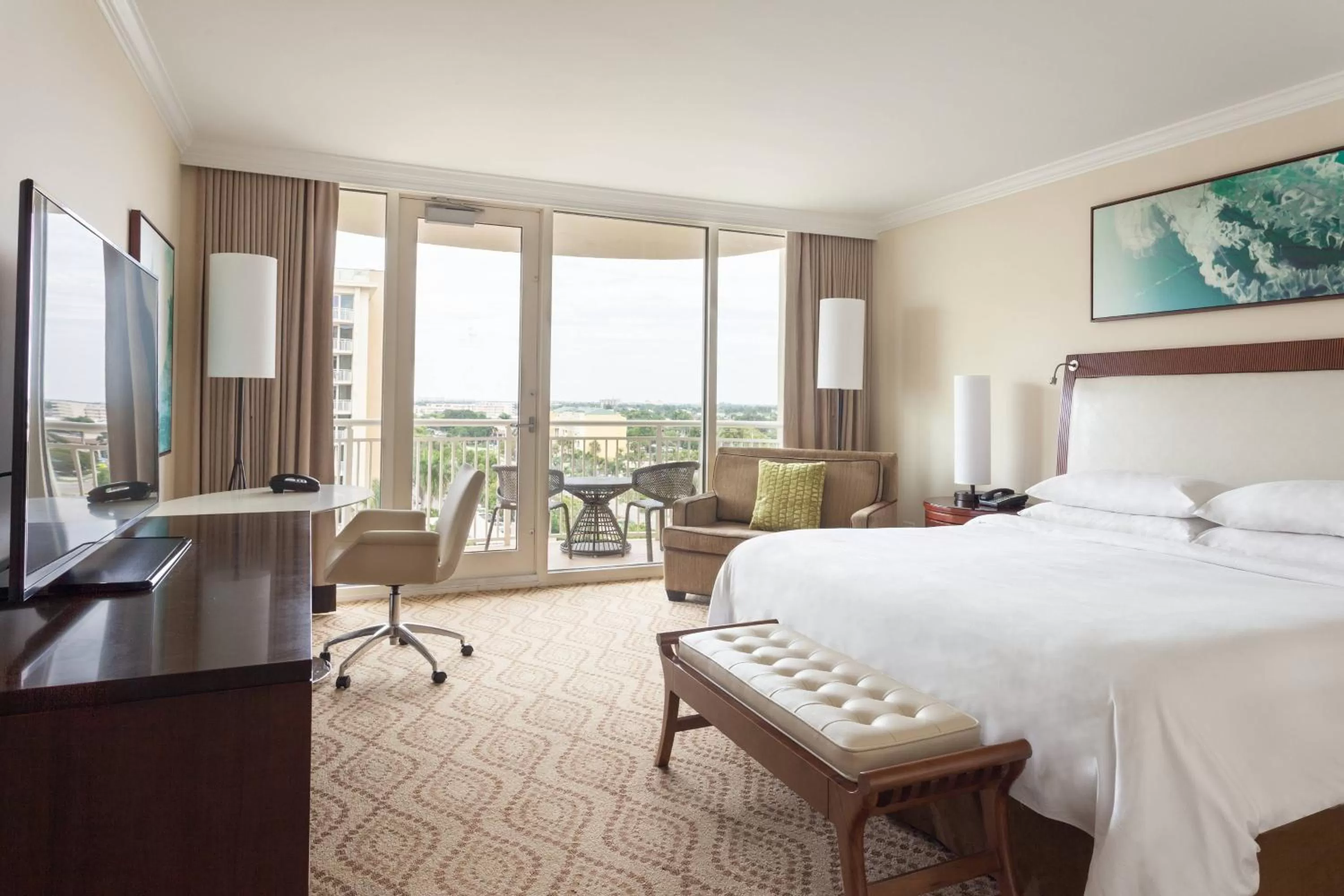 Photo of the whole room, Bed in JW Marriott Marco Island Beach Resort