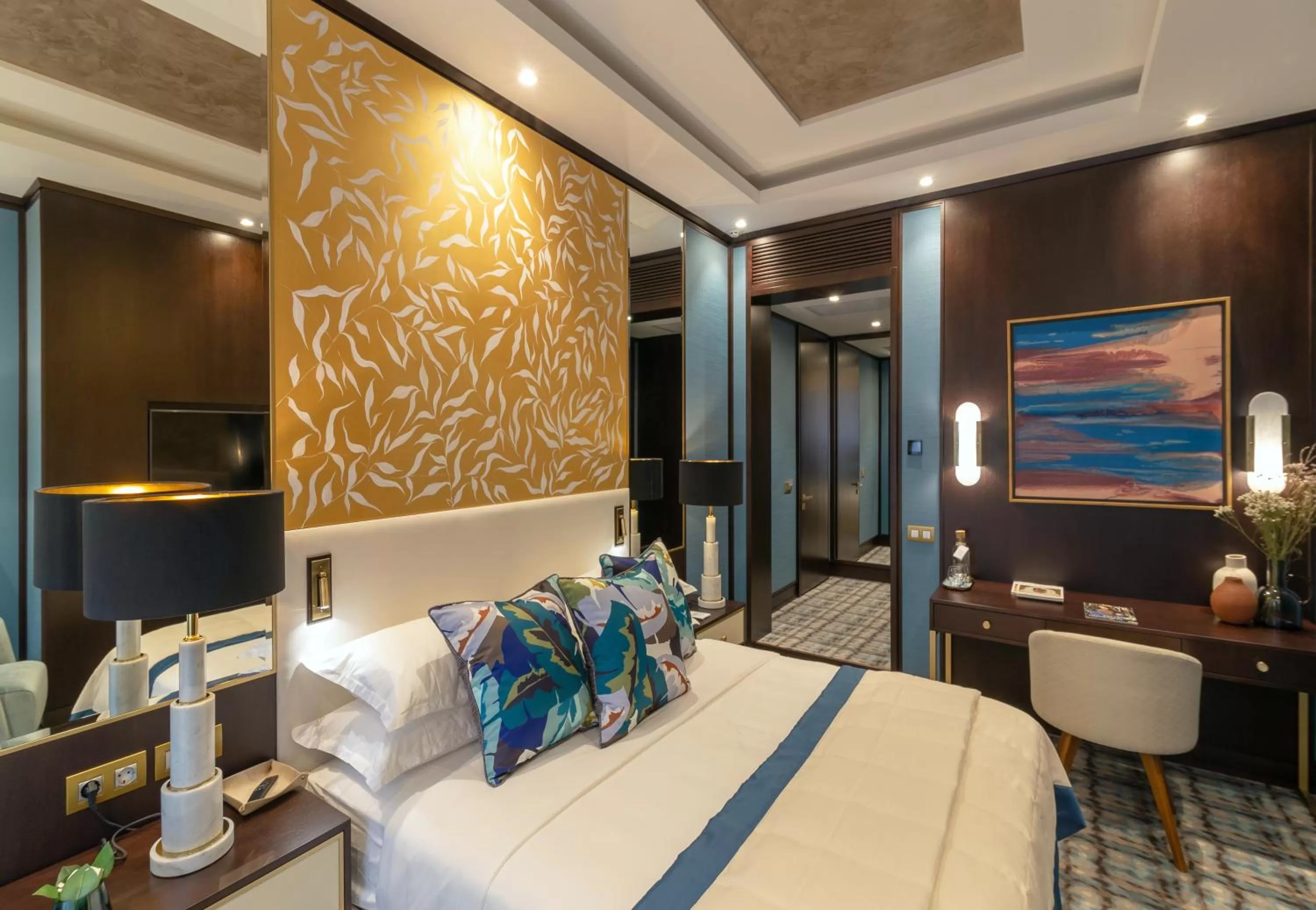 Bed in SOHO boutique hotel