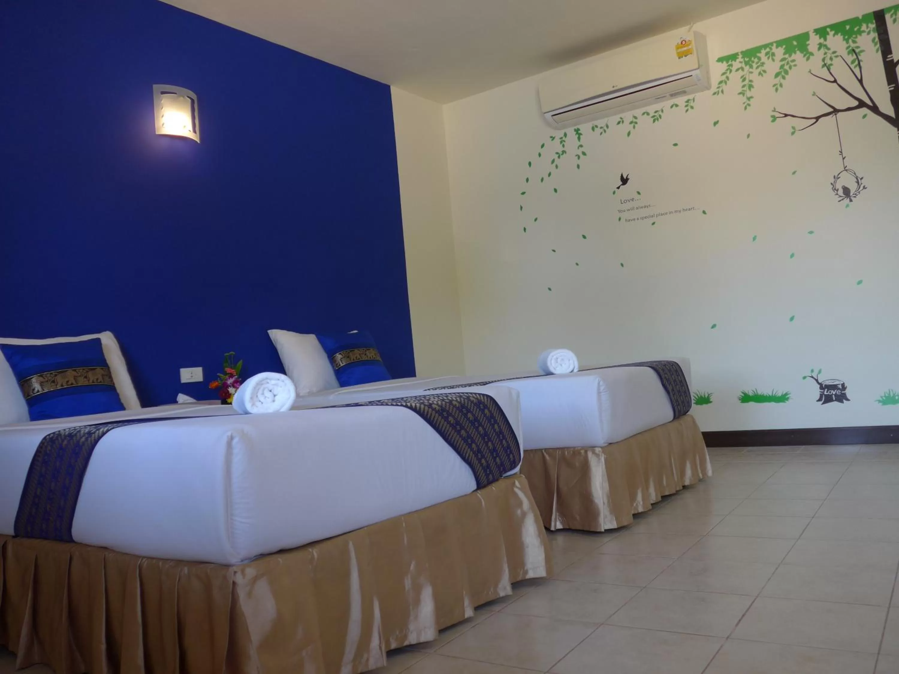 Bed in Forum House Hotel Krabi