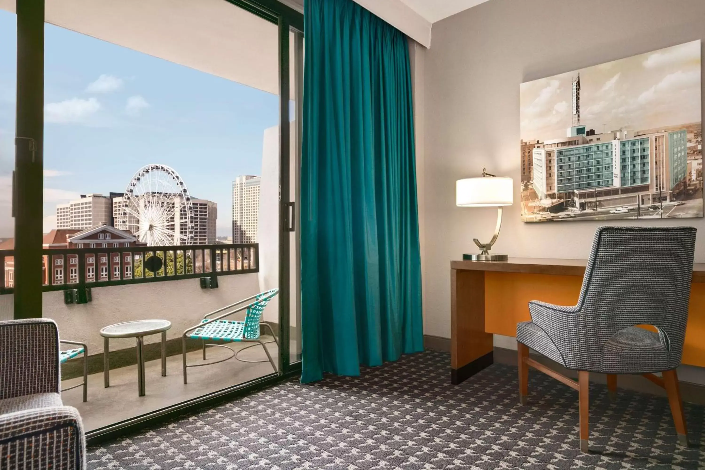 Double Room with Two Double Beds with Balcony in The American Hotel Atlanta Downtown-a Doubletree by Hilton Double Room with Two Double Beds with Balcony in The American Hotel Atlanta Downtown-a Doubletree by Hilton