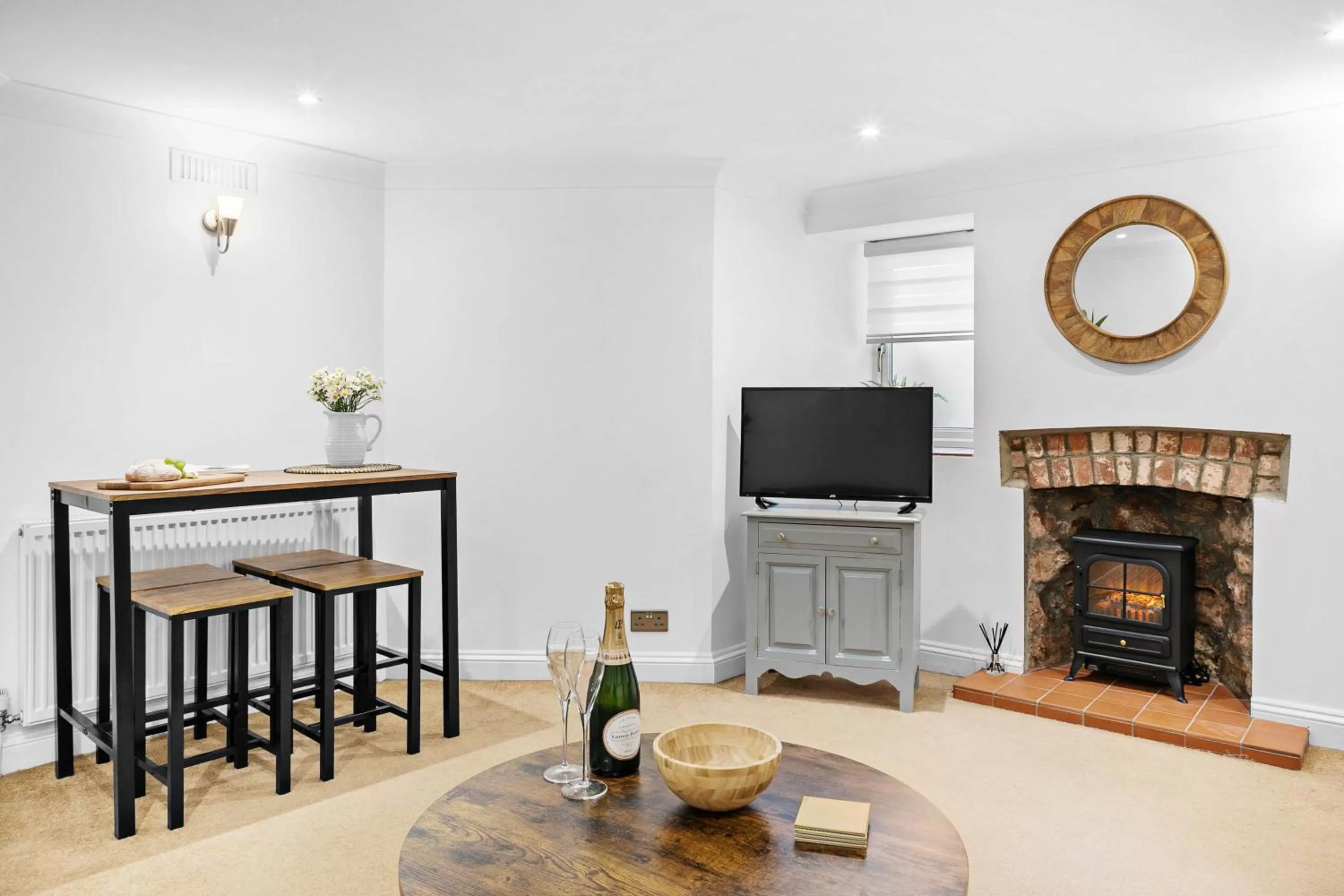 Living room in The Berburry