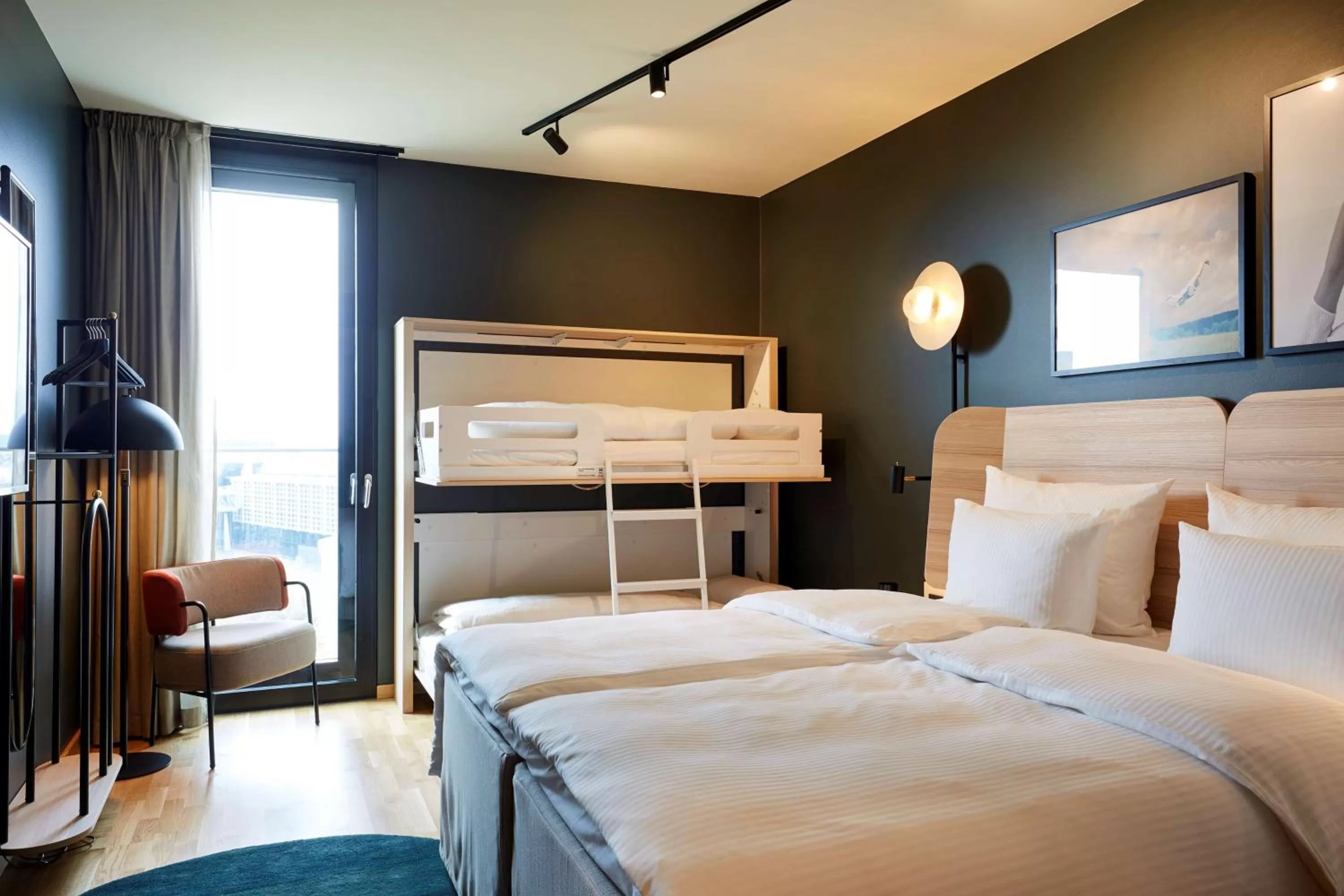 Bedroom, Bed in Scandic Frankfurt Hafenpark