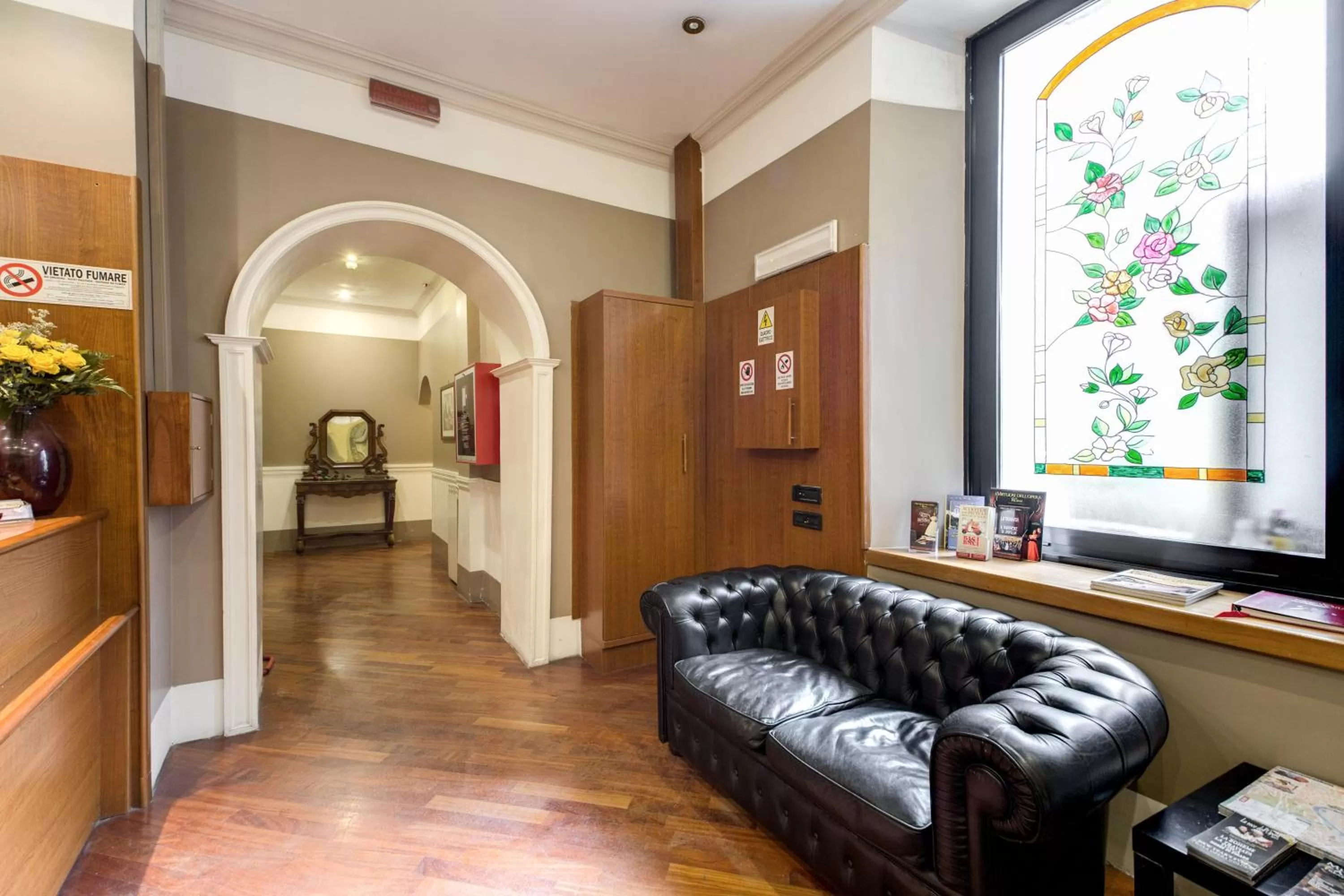 Lobby or reception in Hotel St. Moritz