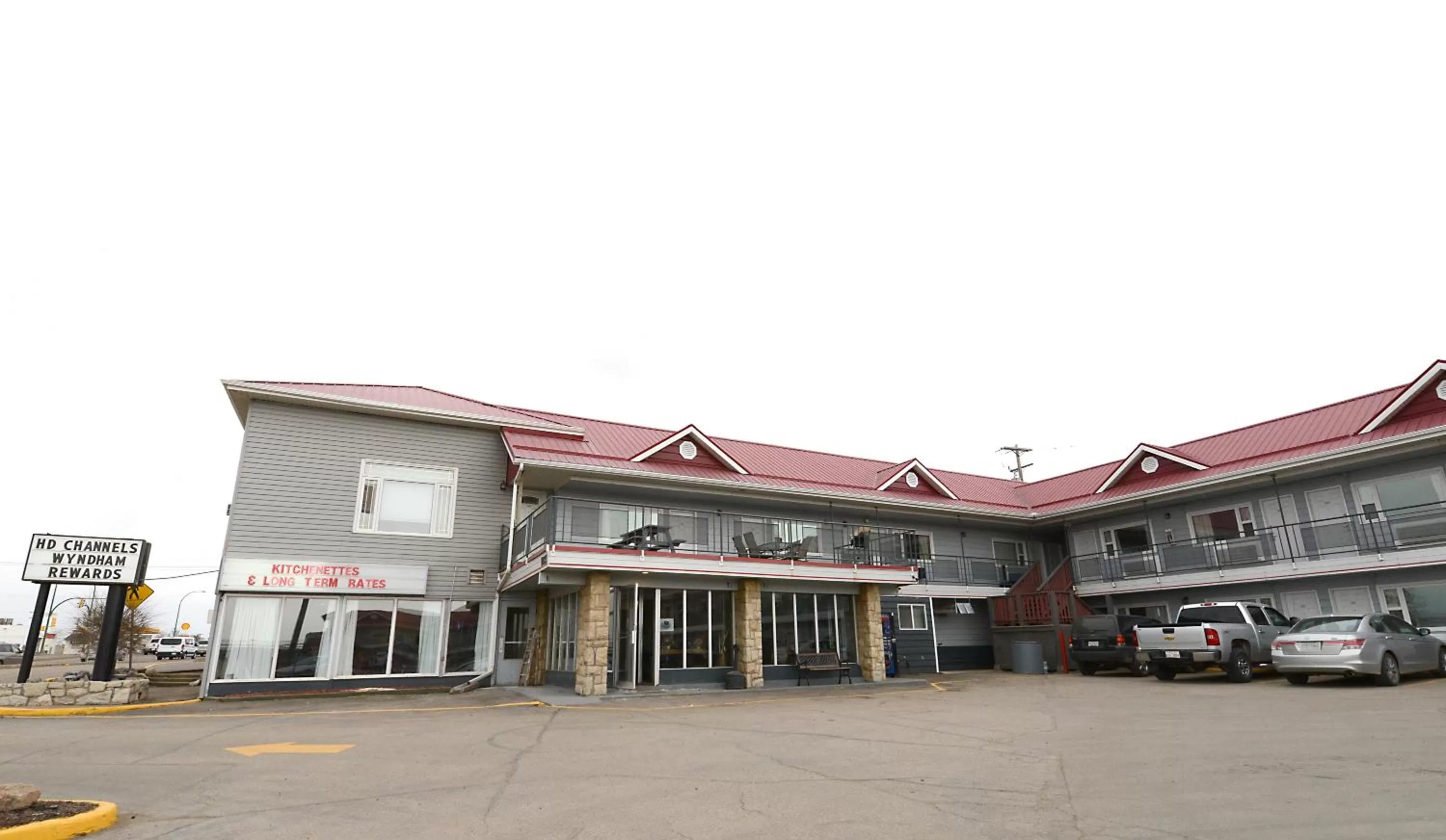 Facade/entrance in Thriftlodge Saskatoon