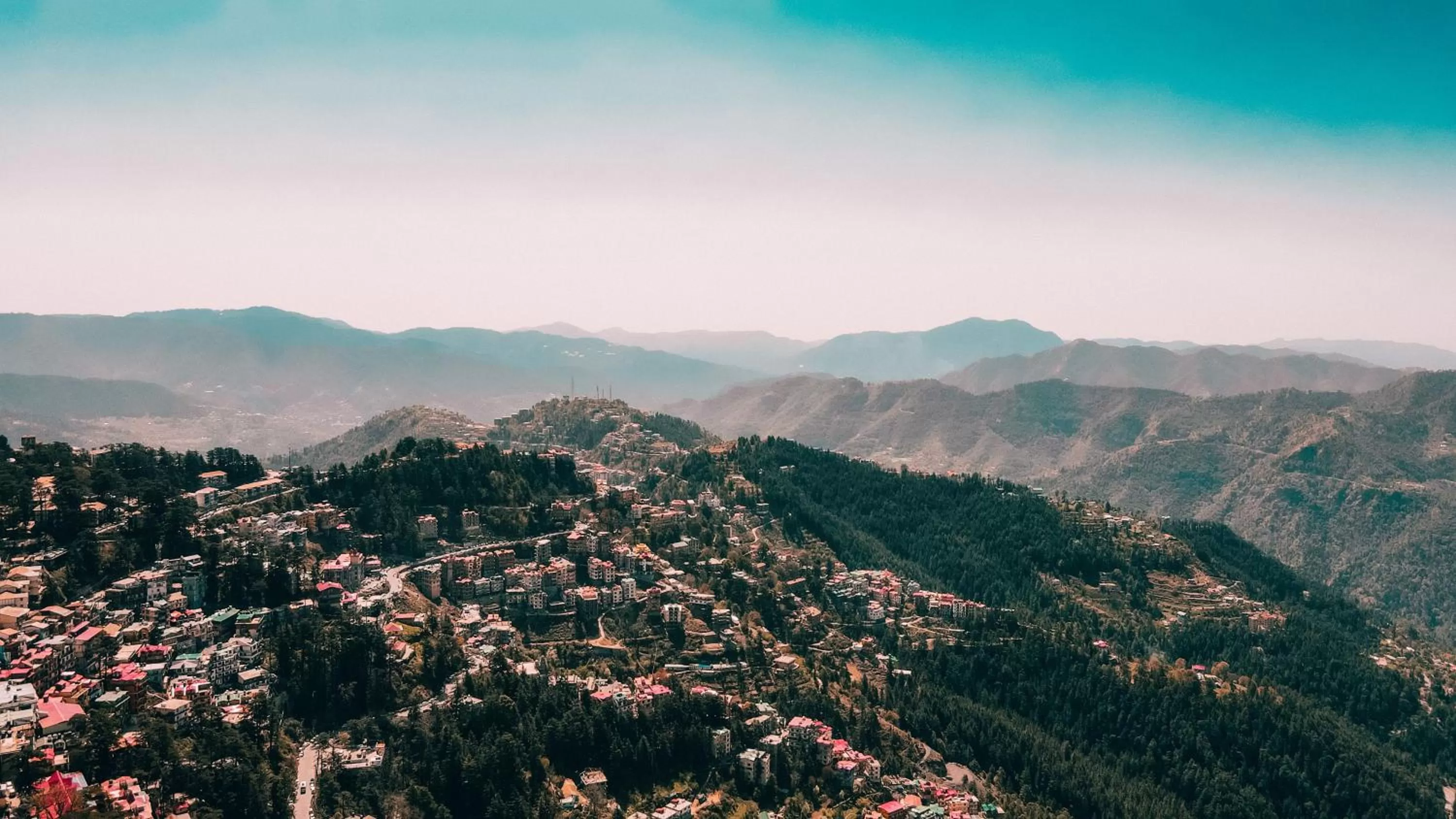 Mountain view in Seclude Shimla, Taraview