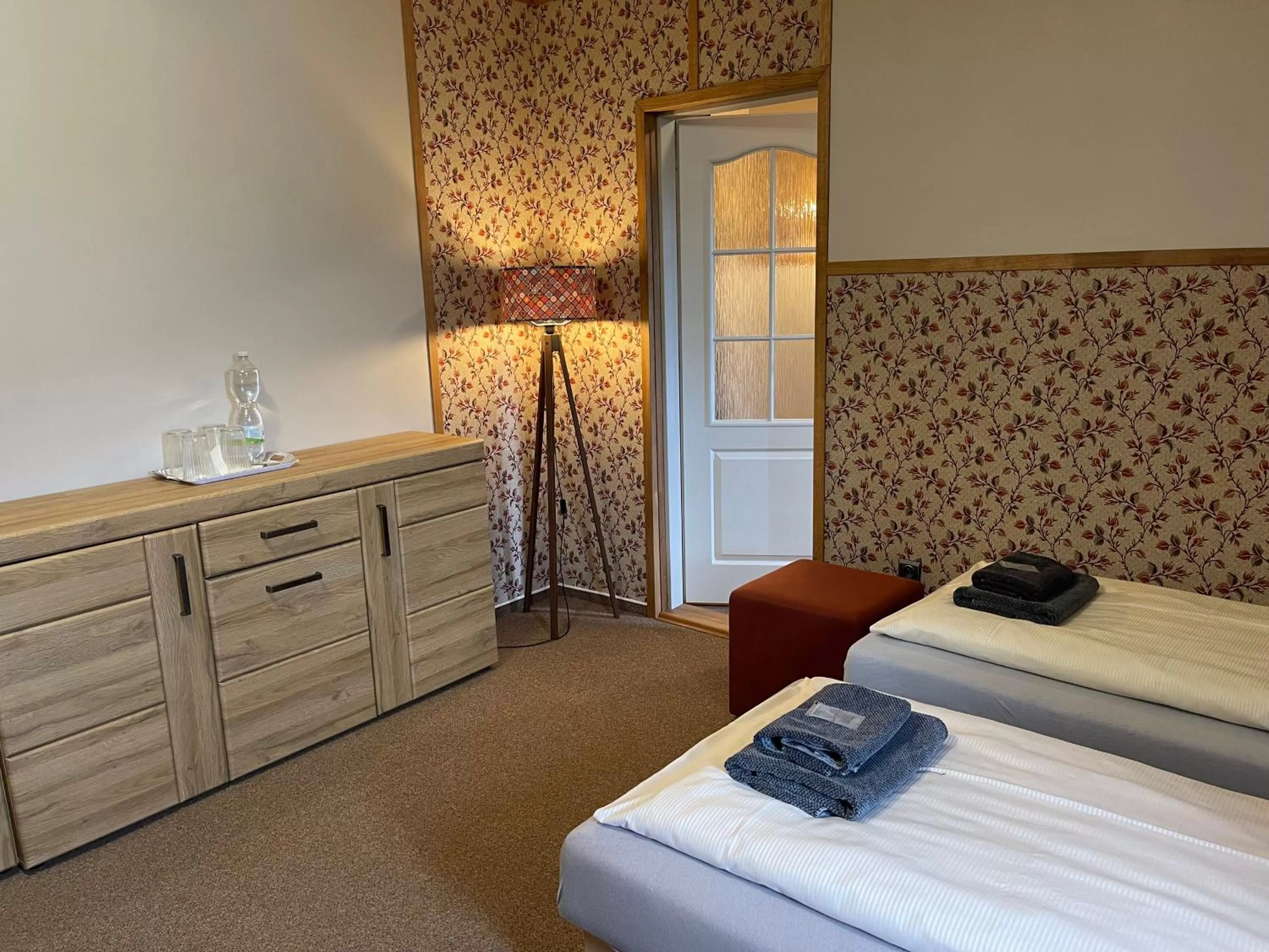 Bed in Hotel Veveří