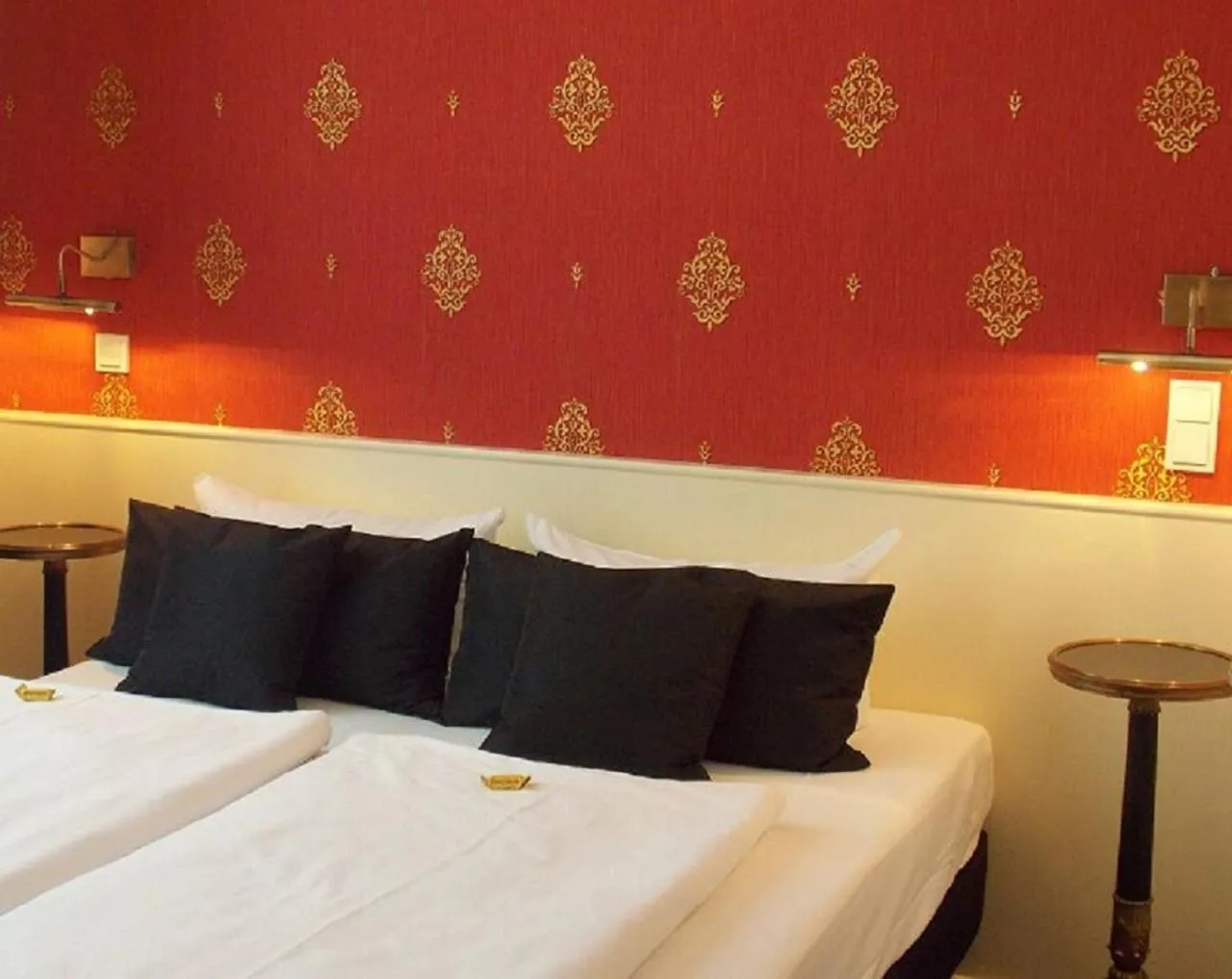 Bed in Hotel Domstern