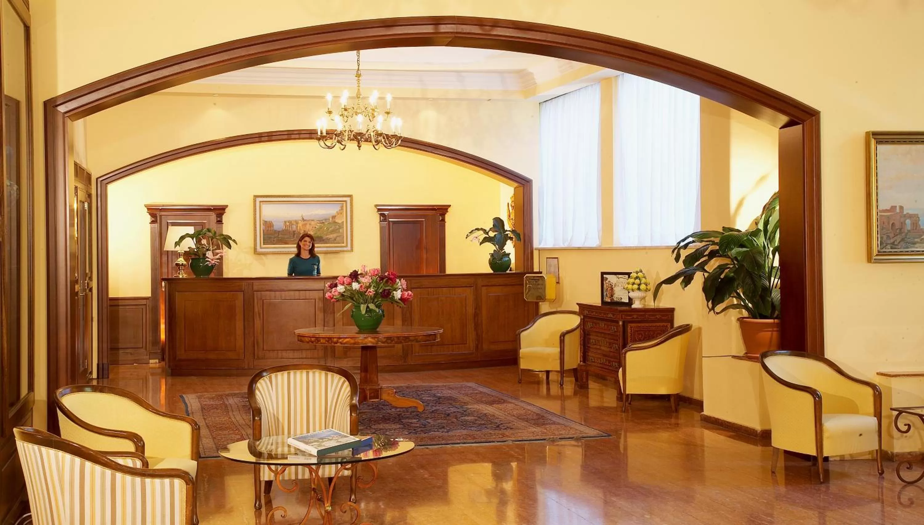 Lobby or reception in Hotel Villa Diodoro