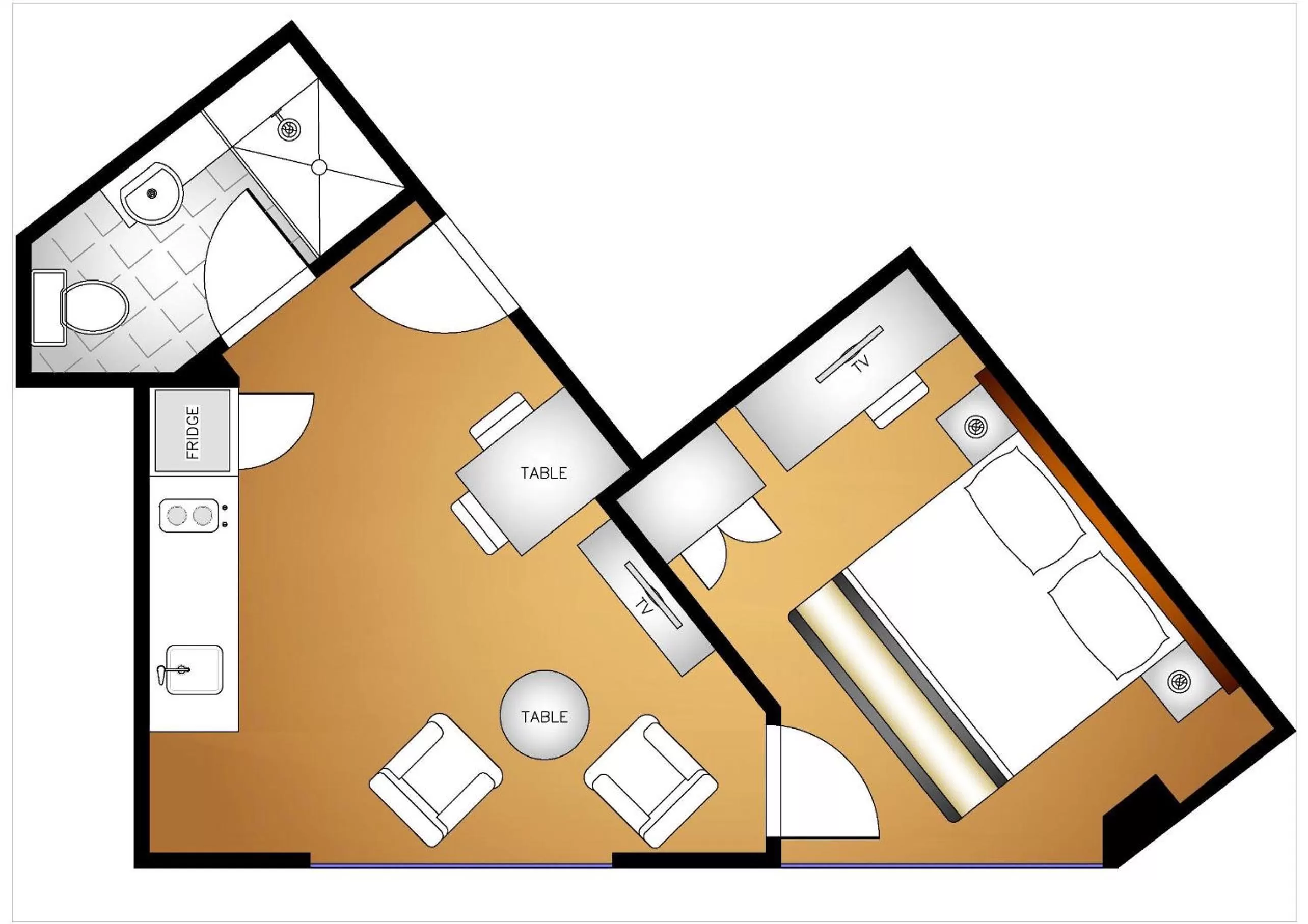 Floor plan in VR Queen Street Hotel & Suites