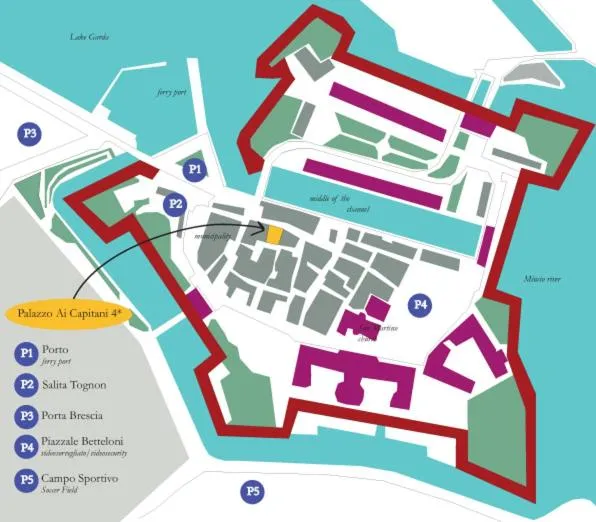 Bird's eye view in Palazzo Ai Capitani