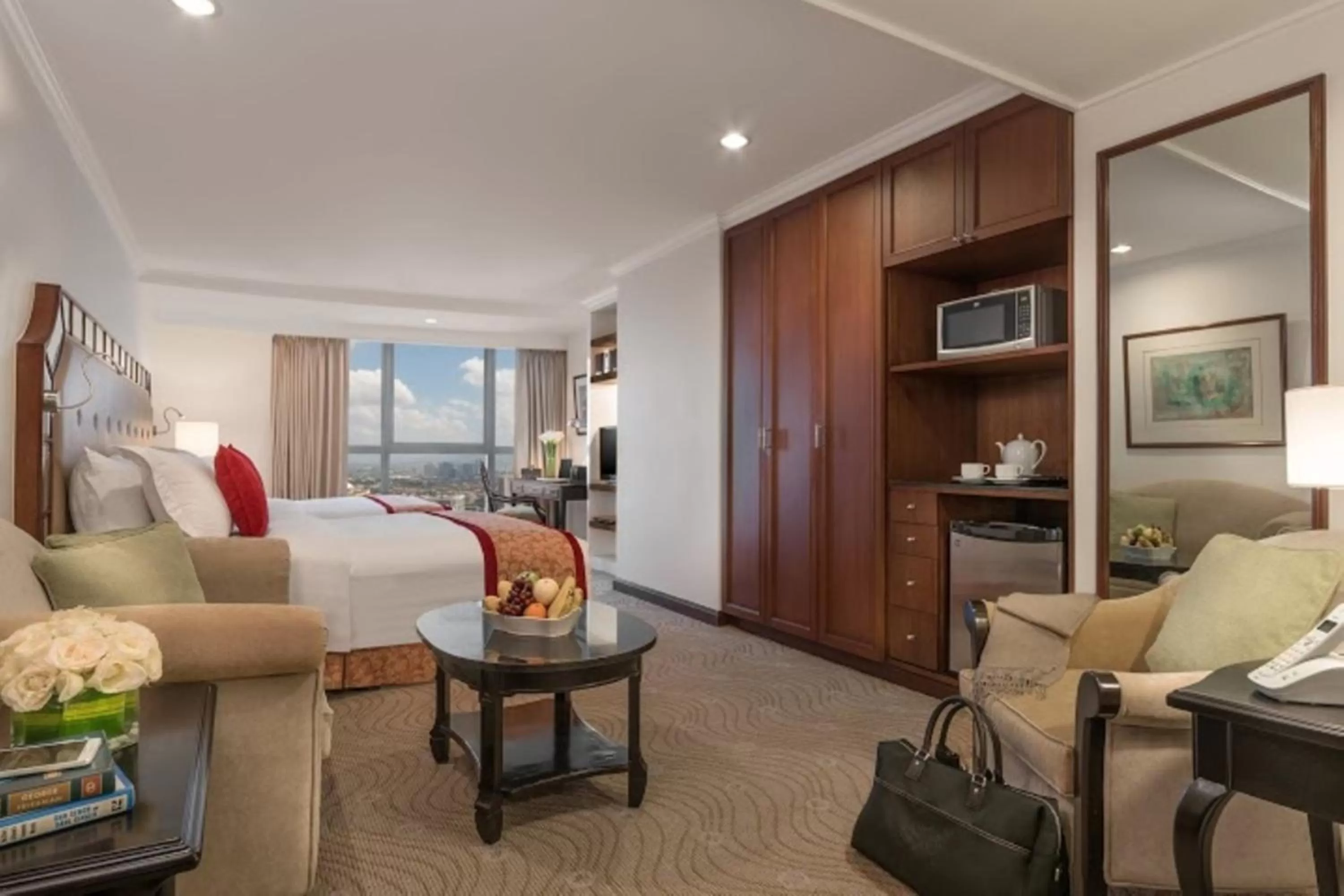 Photo of the whole room in Discovery Suites Manila, Philippines