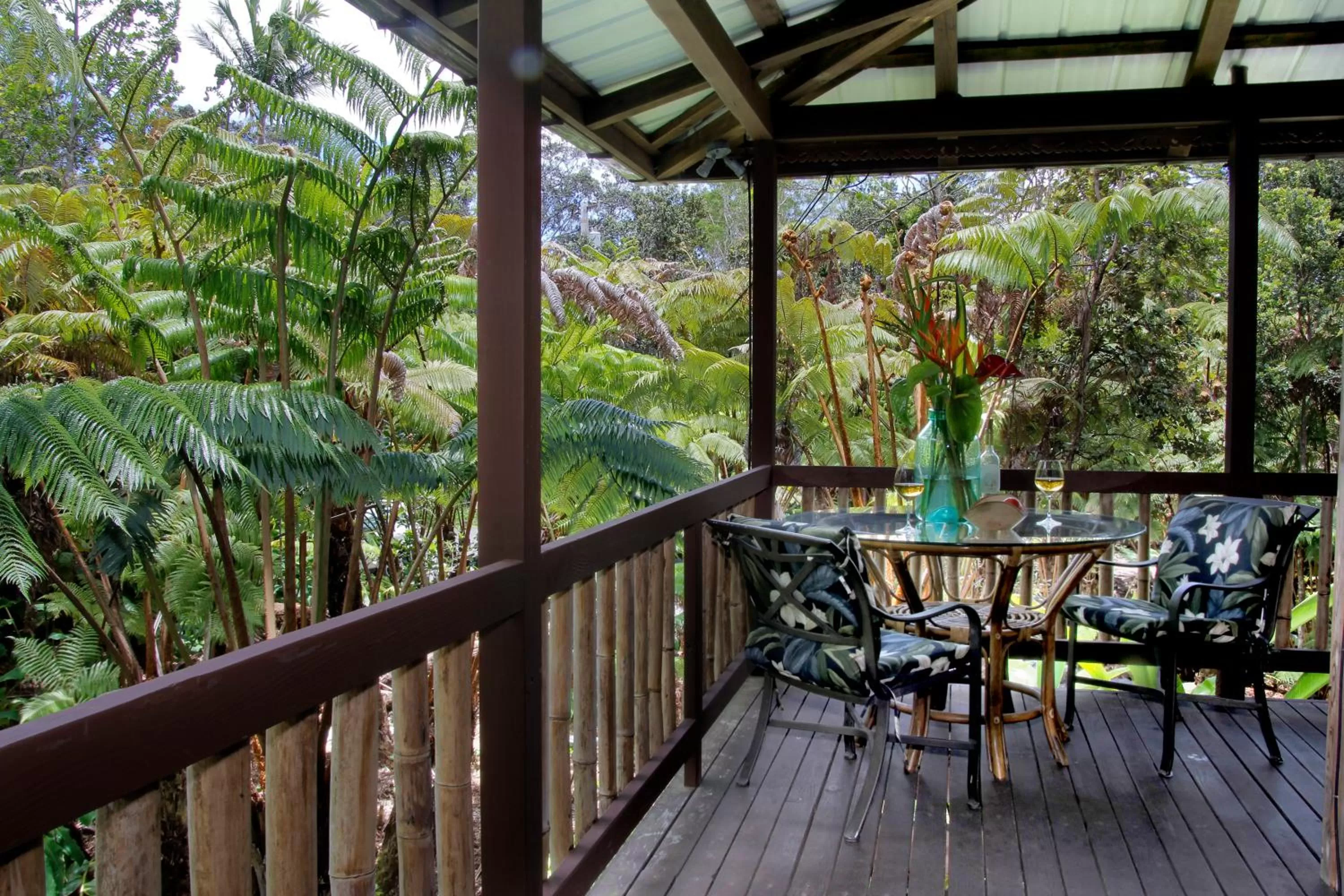 Patio, Balcony/Terrace in Lotus Garden Cottages