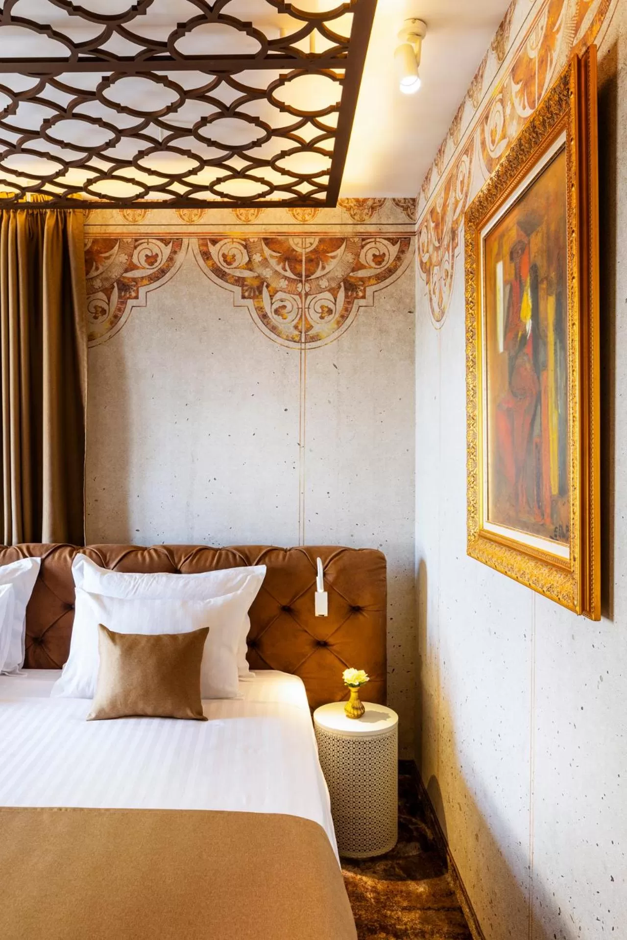 Decorative detail, Bed in Gallery 37 Powered by ASTON