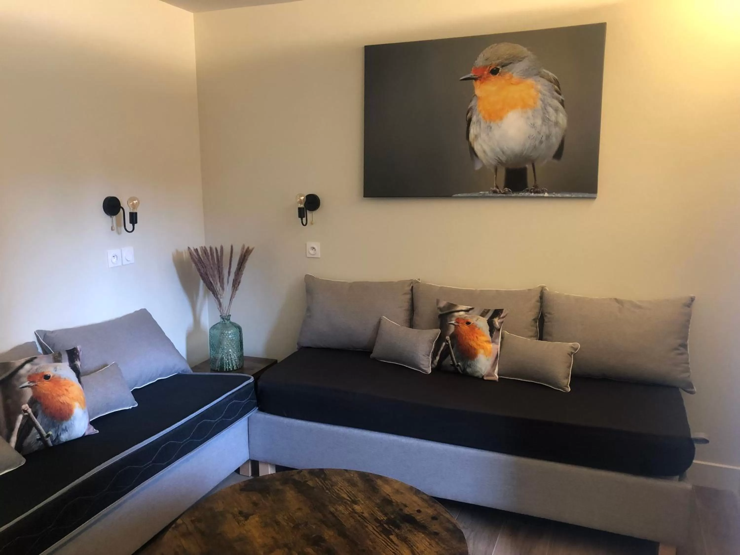 Living room in Domaine de Boulouch
