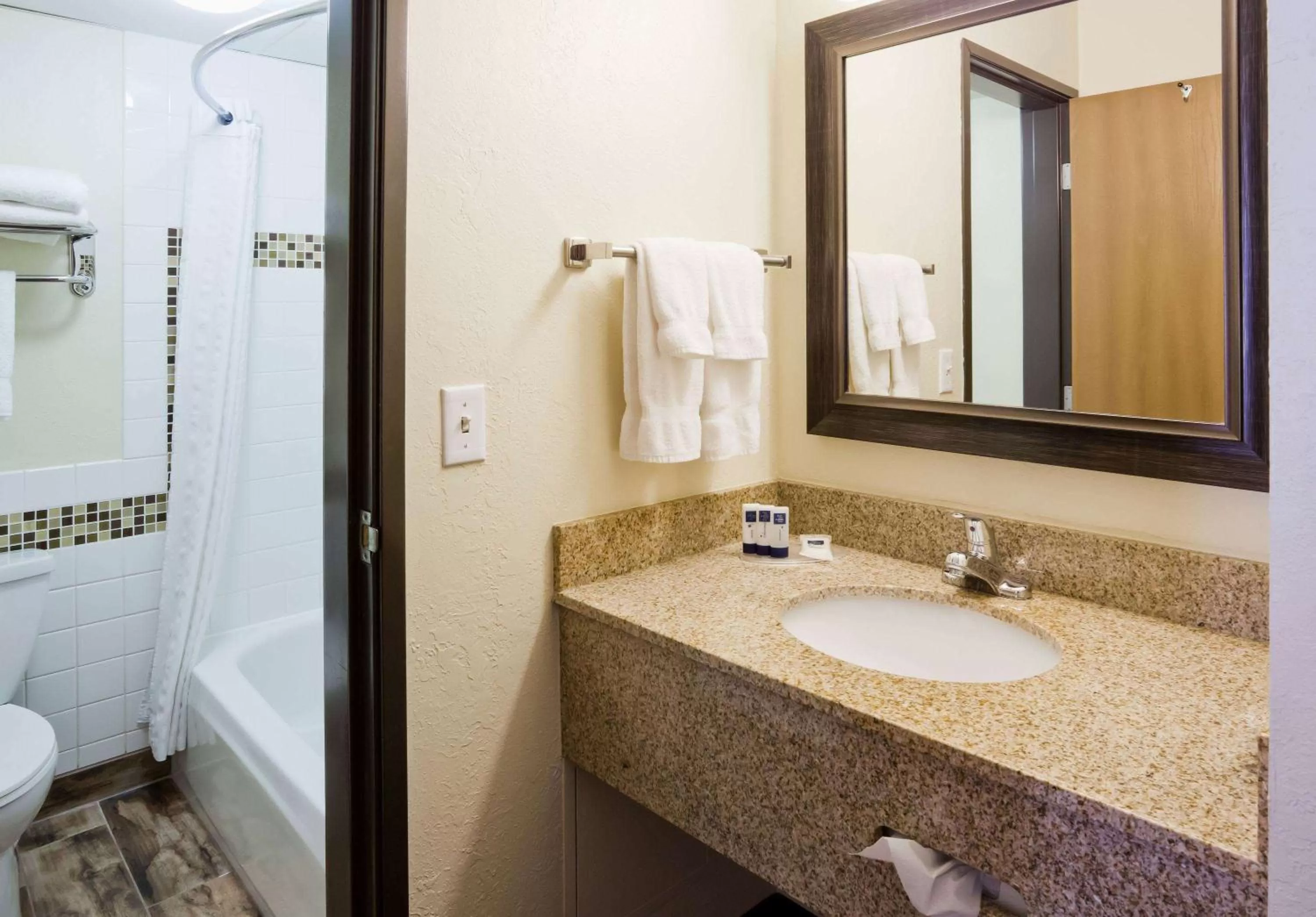 Bathroom in AmericInn by Wyndham Ironwood