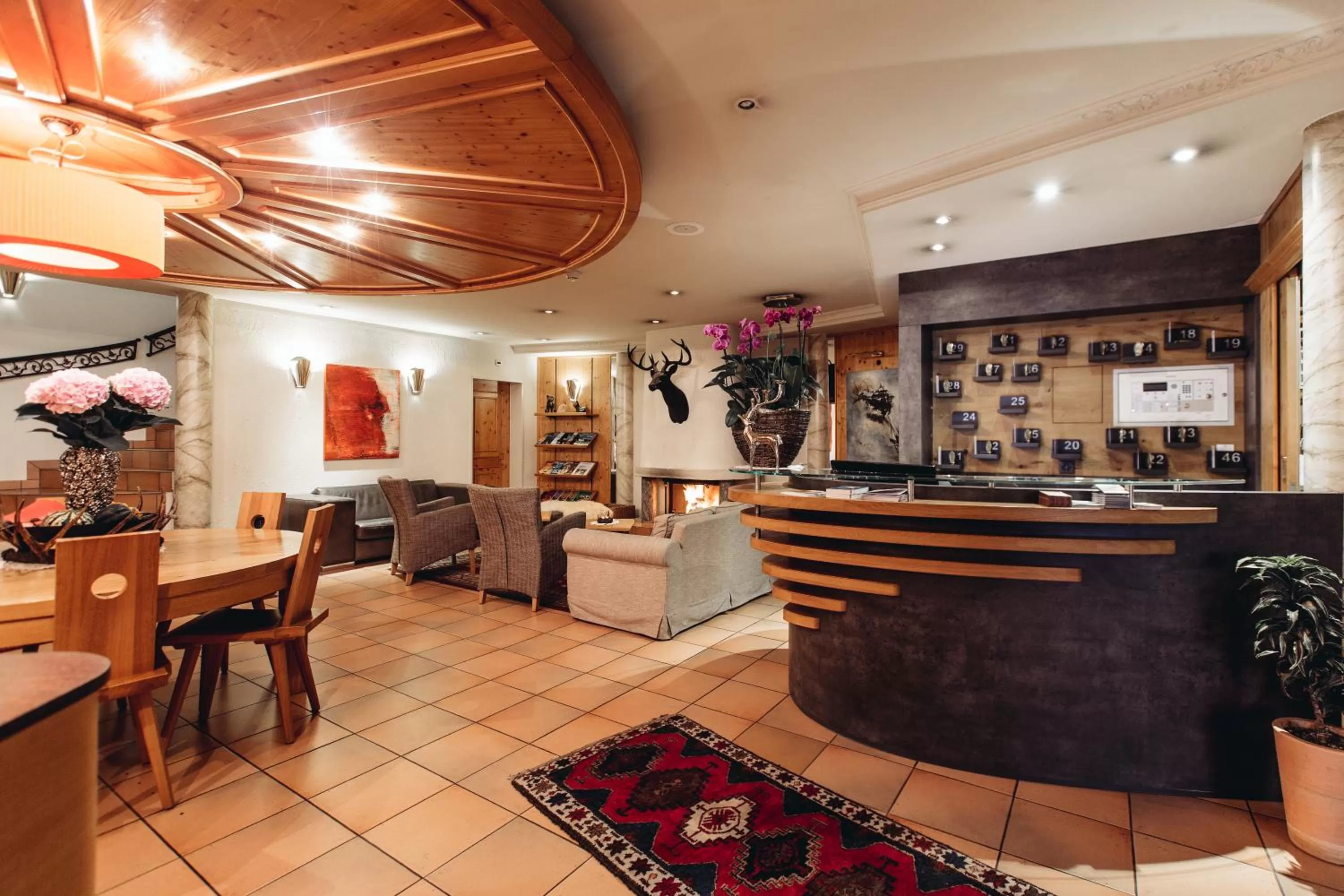 Lobby or reception in Hotel Spescha