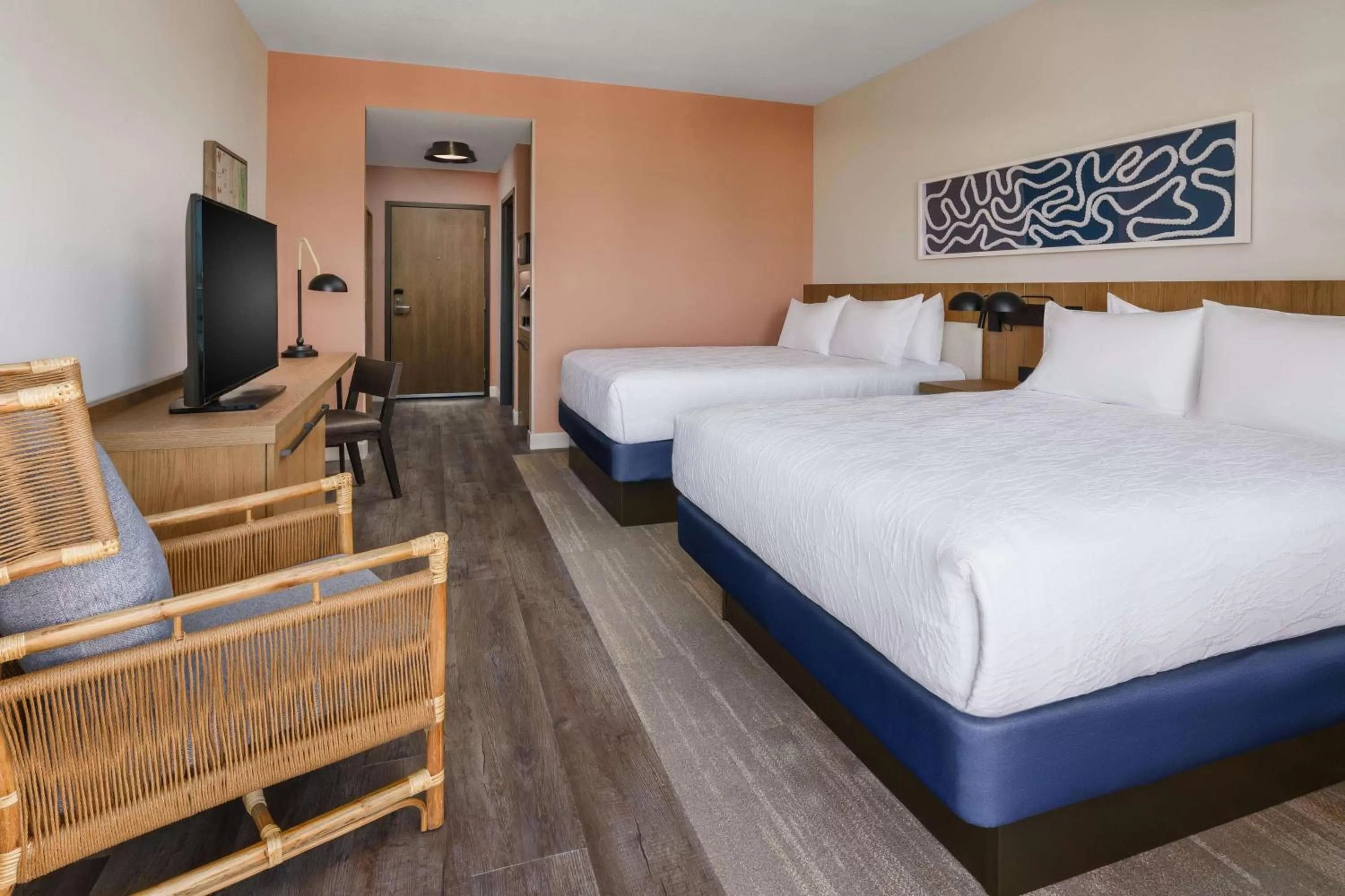 Bed in Hilton Garden Inn St. Pete Beach, FL