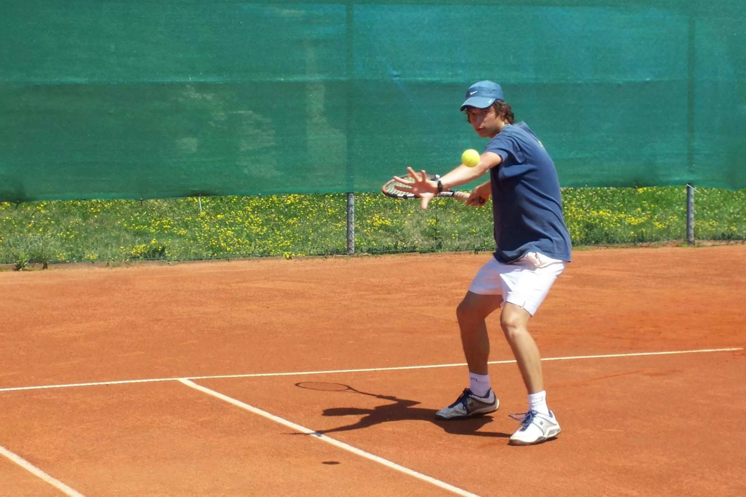 Tennis court in Wellness Hotel Central