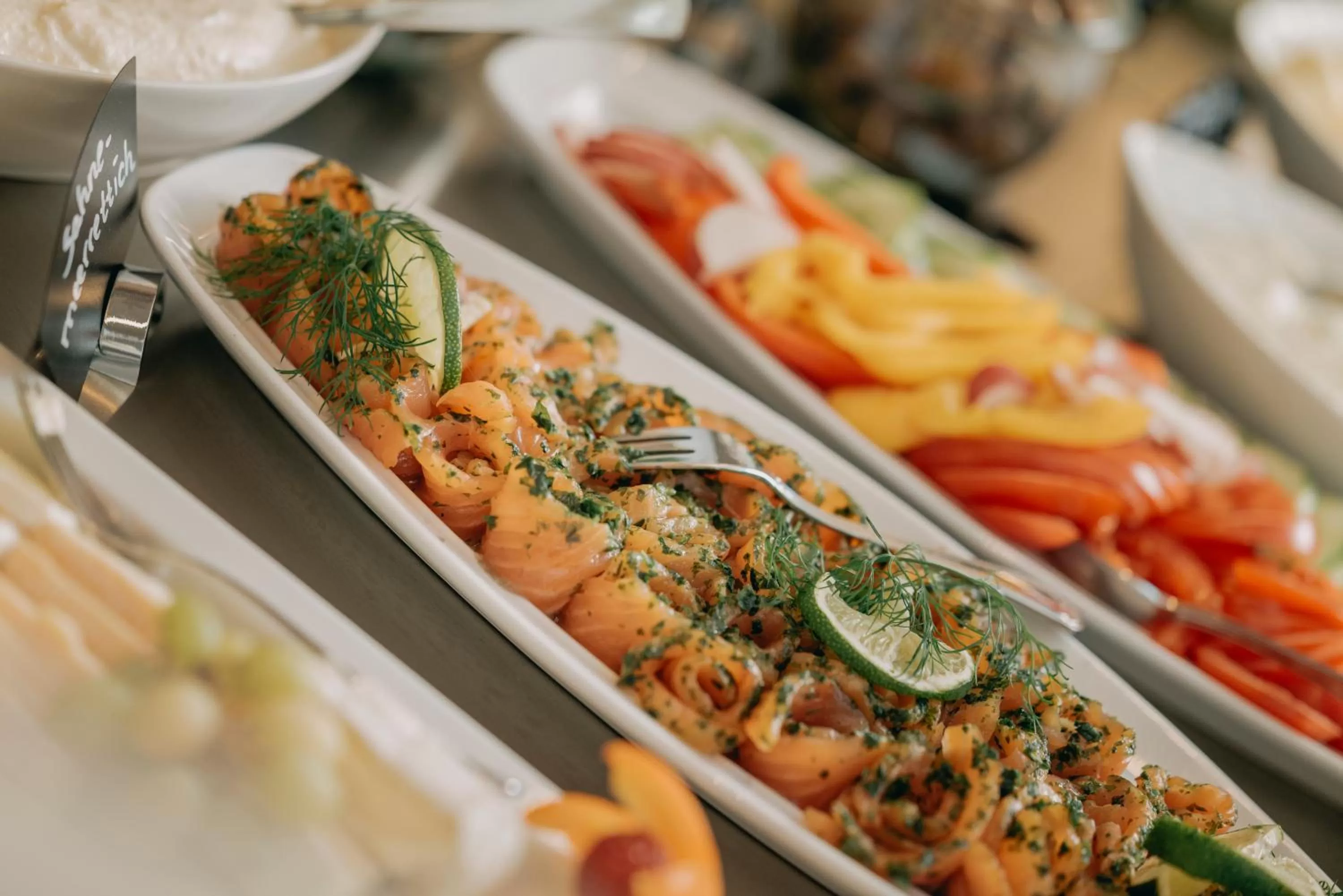 Buffet breakfast in Landhotel Bohrerhof