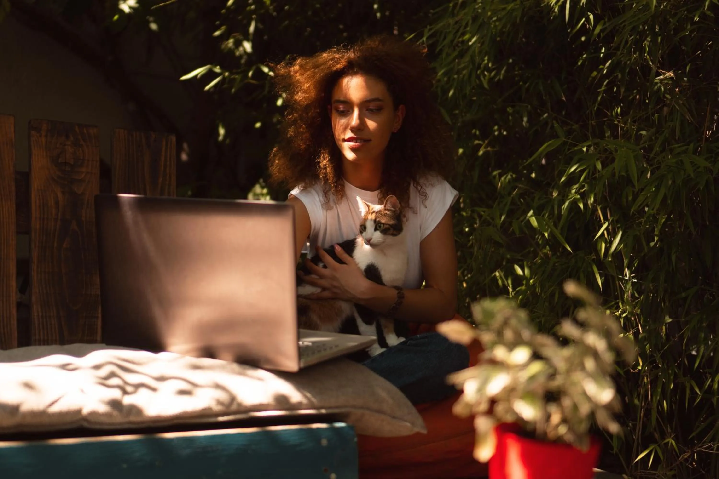 Garden in Good People Design Hostel