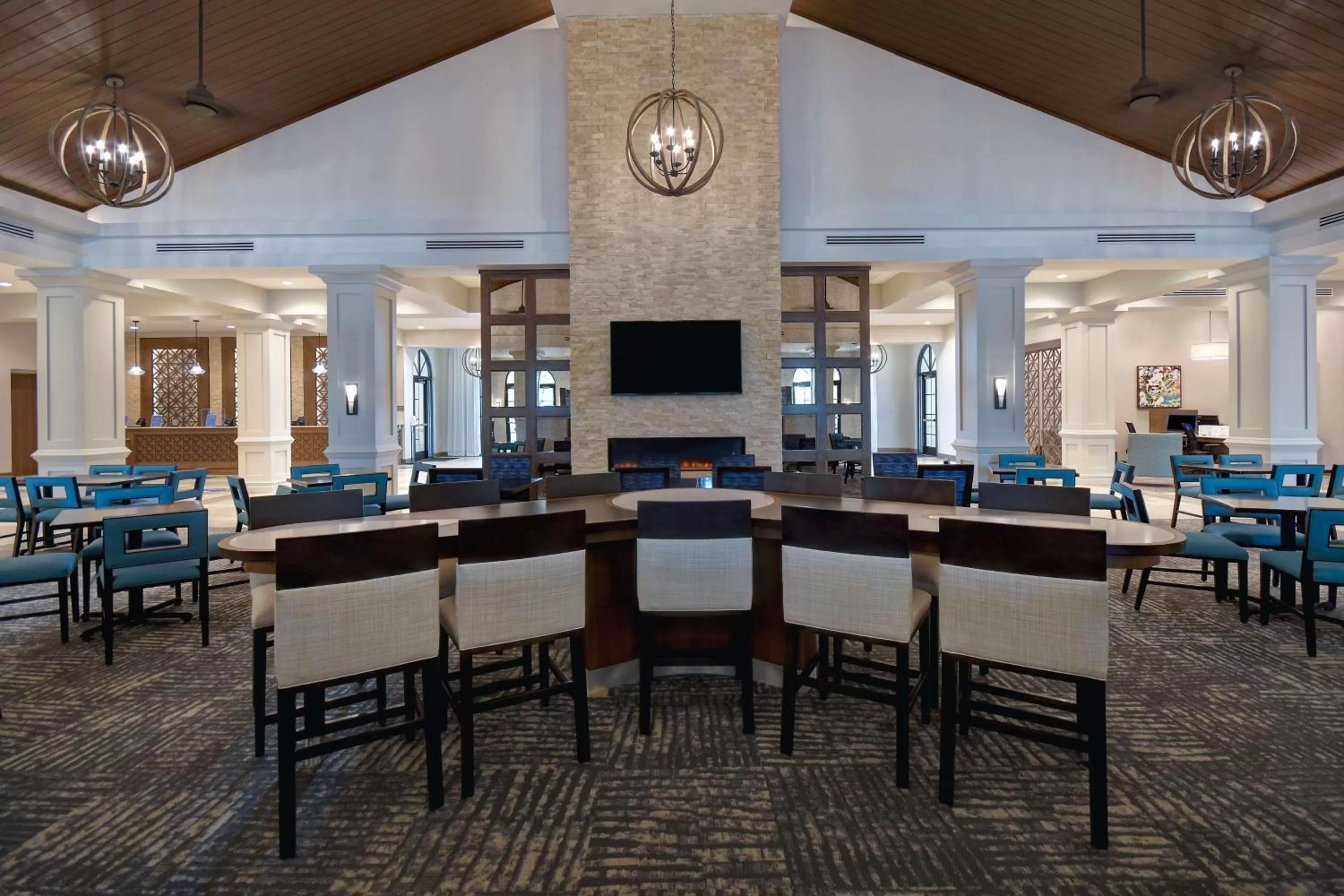 Lobby or reception in Homewood Suites By Hilton Orlando Flamingo Crossings, Fl