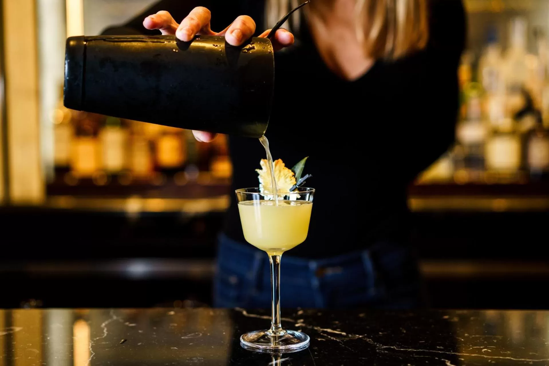 Drinks in Four Seasons Hotel One Dalton Street, Boston