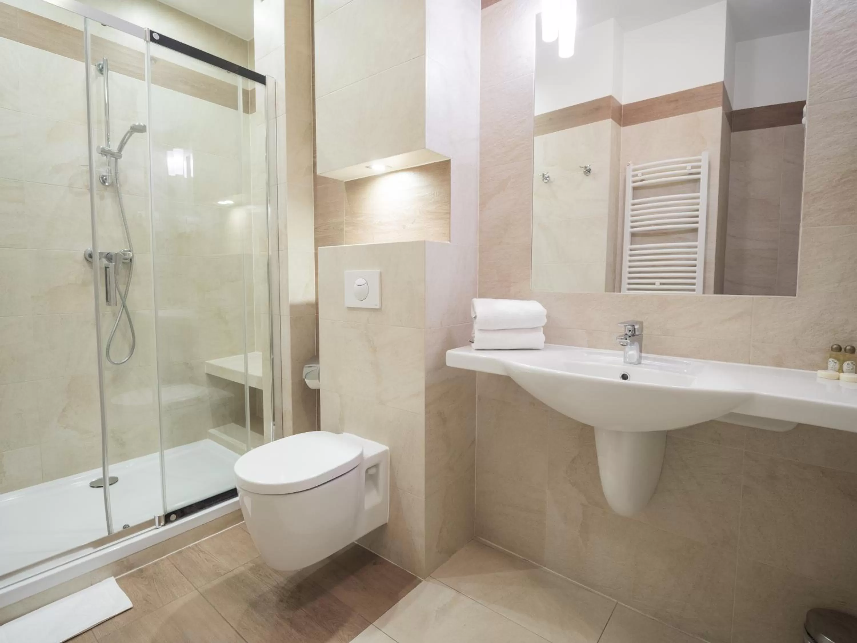 Bathroom in Hotel Miodowa