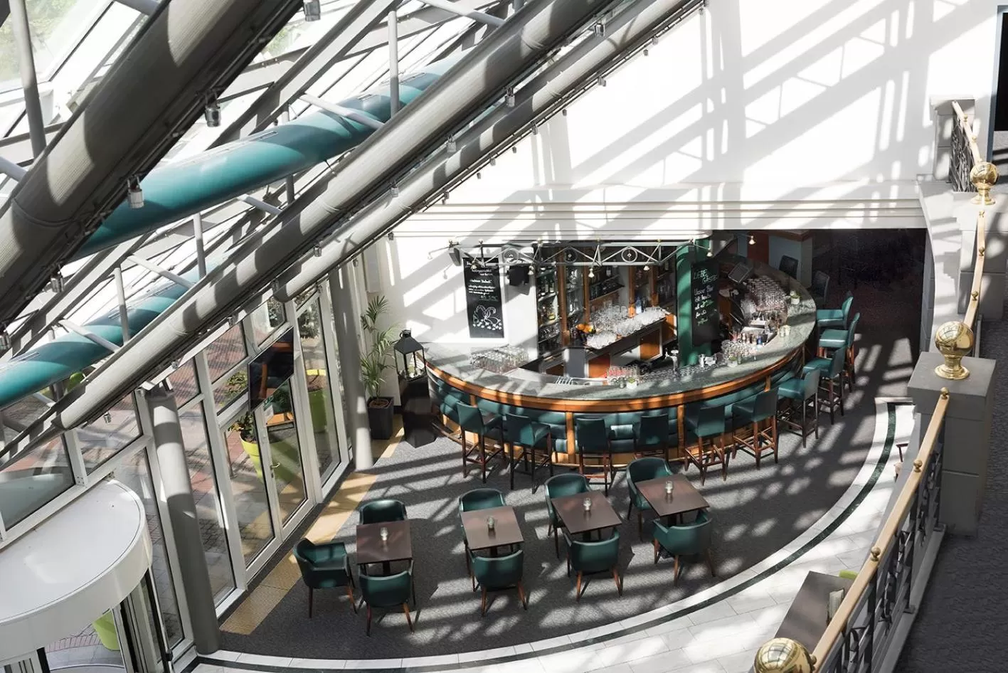 Lobby or reception in Seminaris Hotel Leipzig