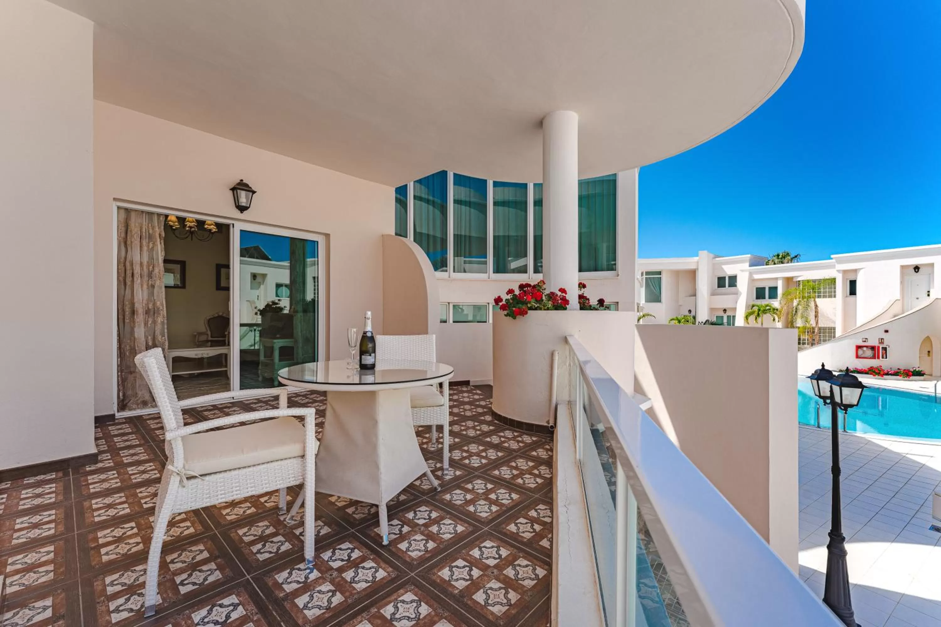 Balcony/Terrace in Flamingo Suites Boutique Hotel